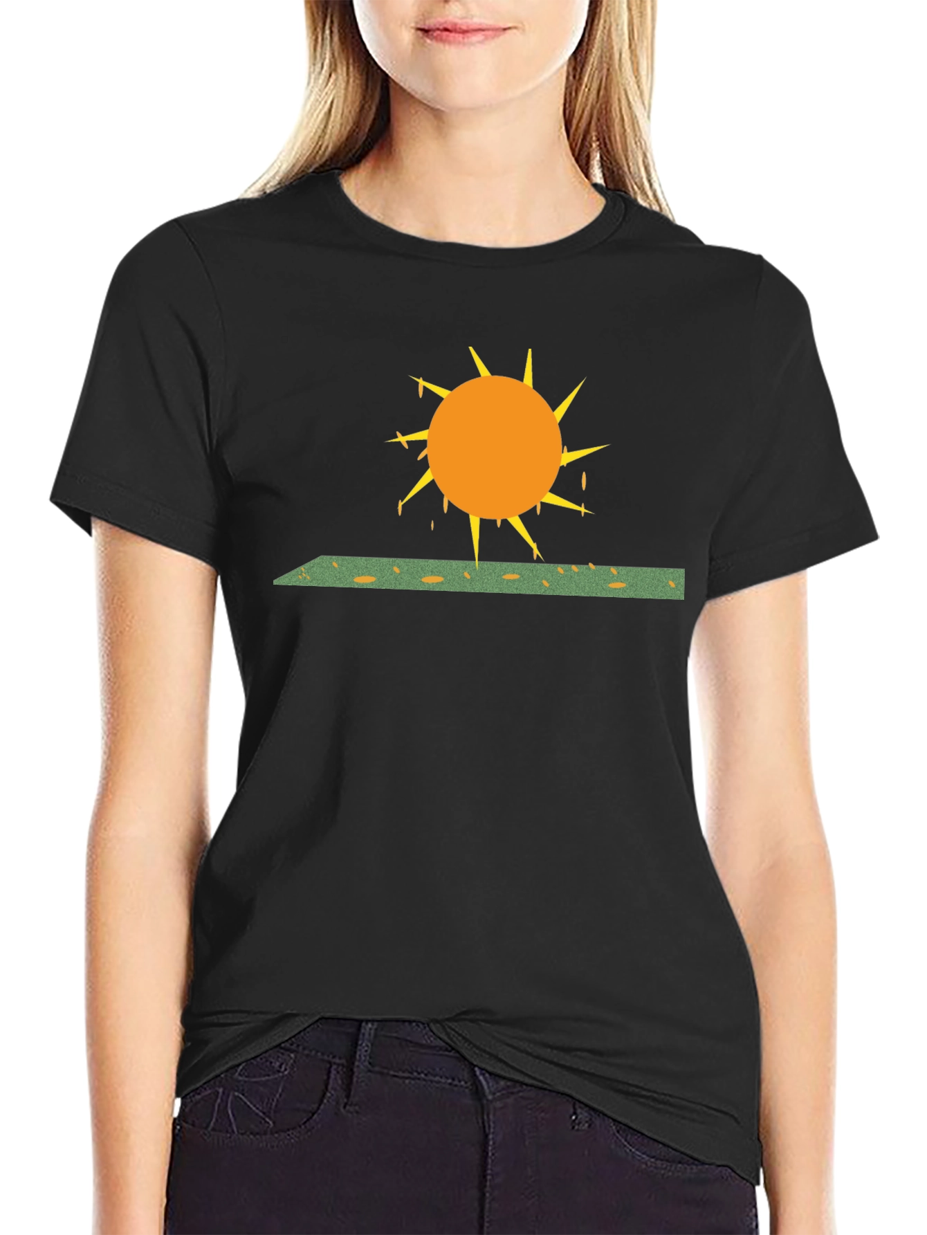 Sunshine Graphic Black T-Shirt