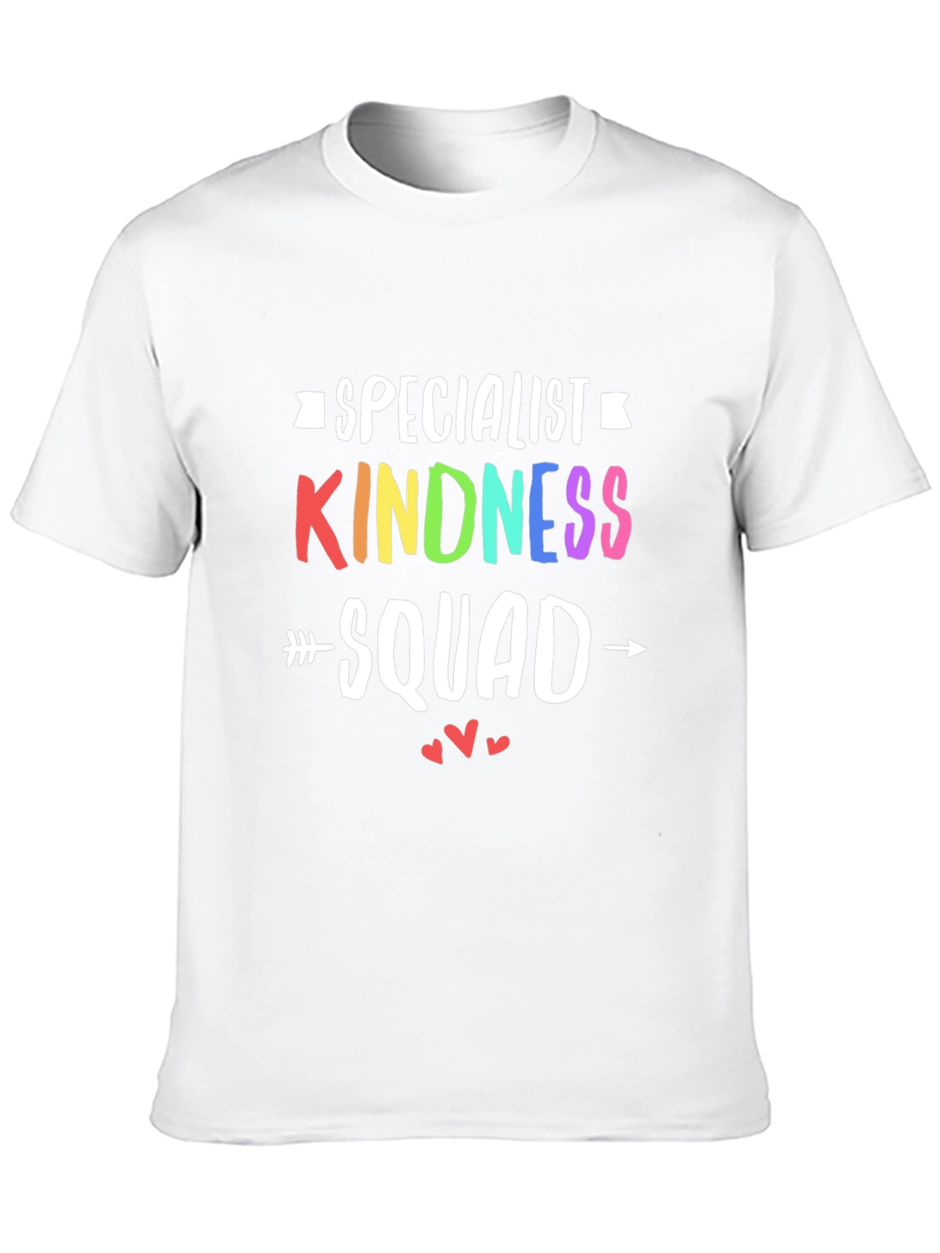 Kindness Squad Specialist T-Shirt Rainbow Graphic Tee