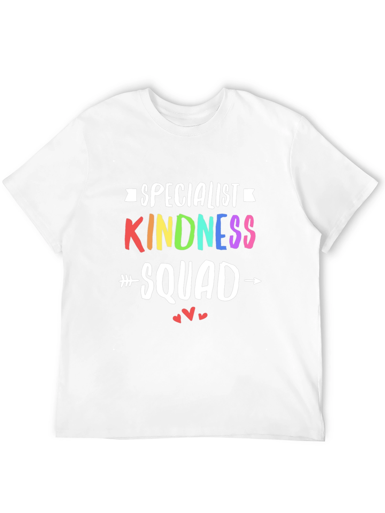 Kindness Squad Specialist T-Shirt Rainbow Graphic Tee