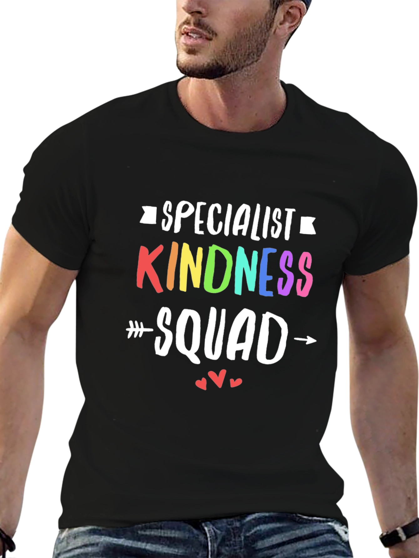 Kindness Squad Specialist T-Shirt Rainbow Graphic Tee