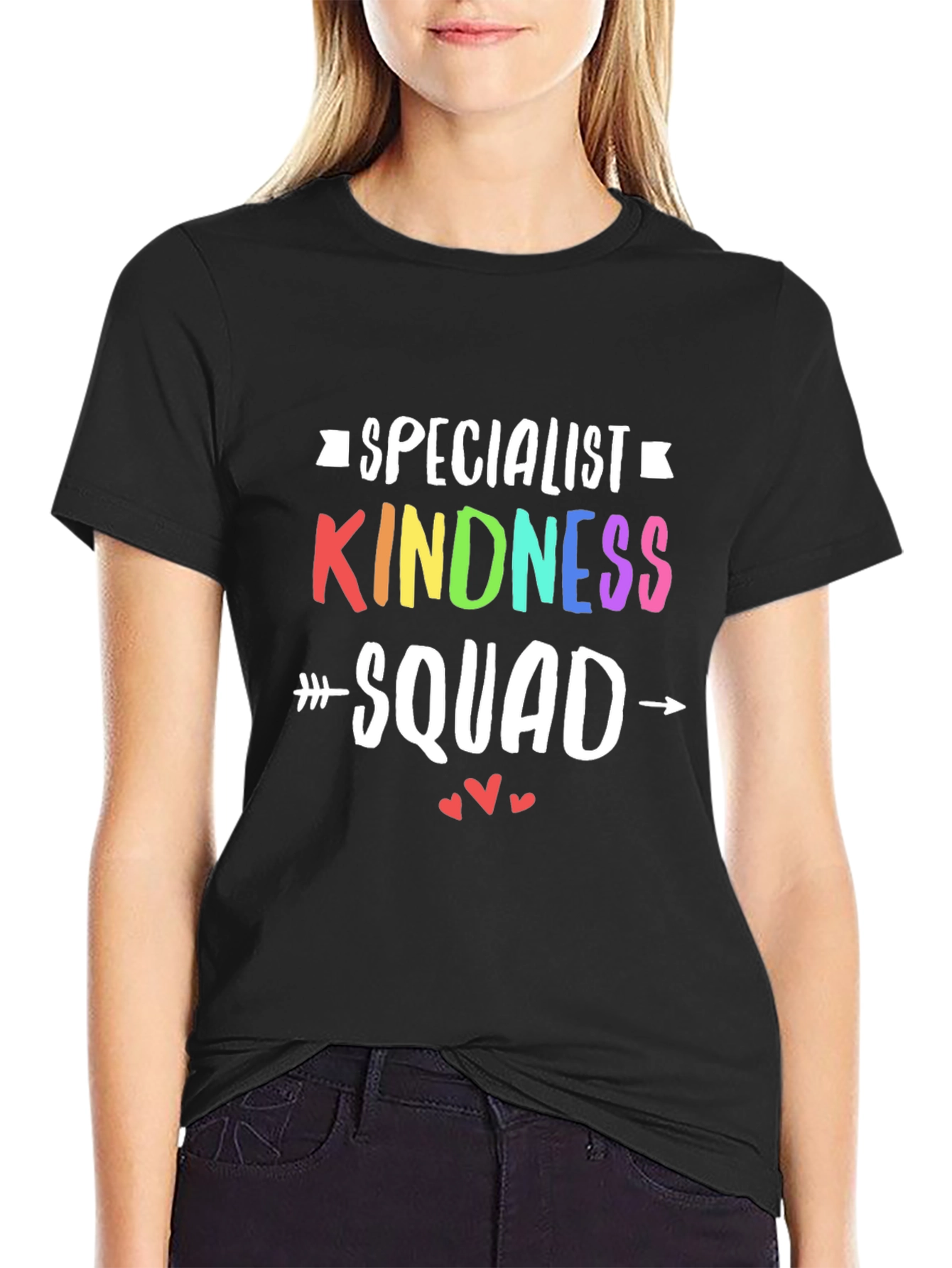 Kindness Squad Specialist T-Shirt Rainbow Graphic Tee