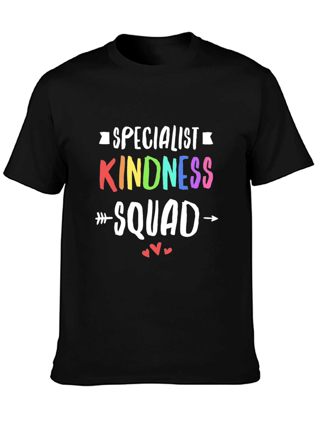 Kindness Squad Specialist T-Shirt Rainbow Graphic Tee