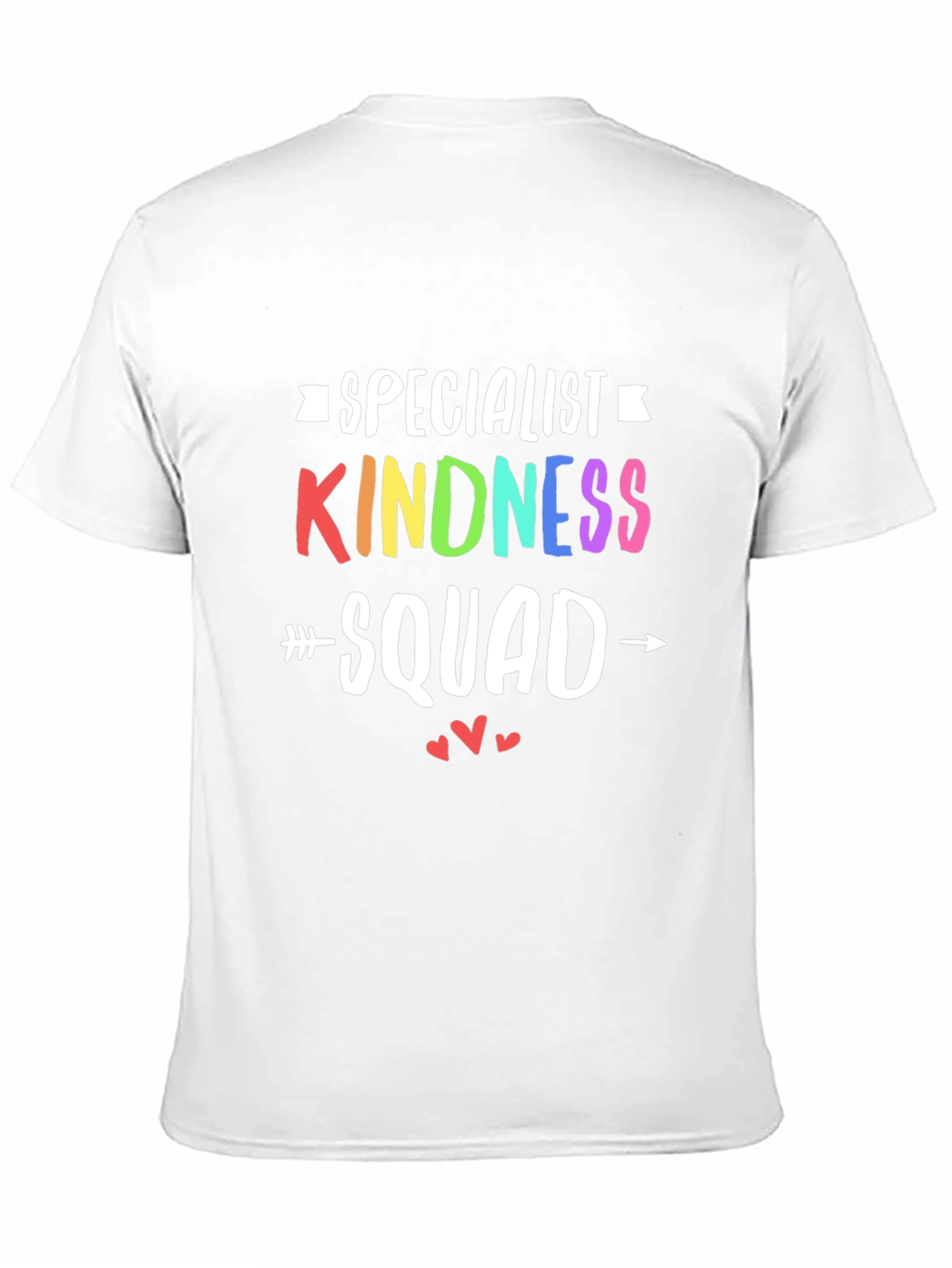 Kindness Squad Specialist T-Shirt Rainbow Graphic Tee