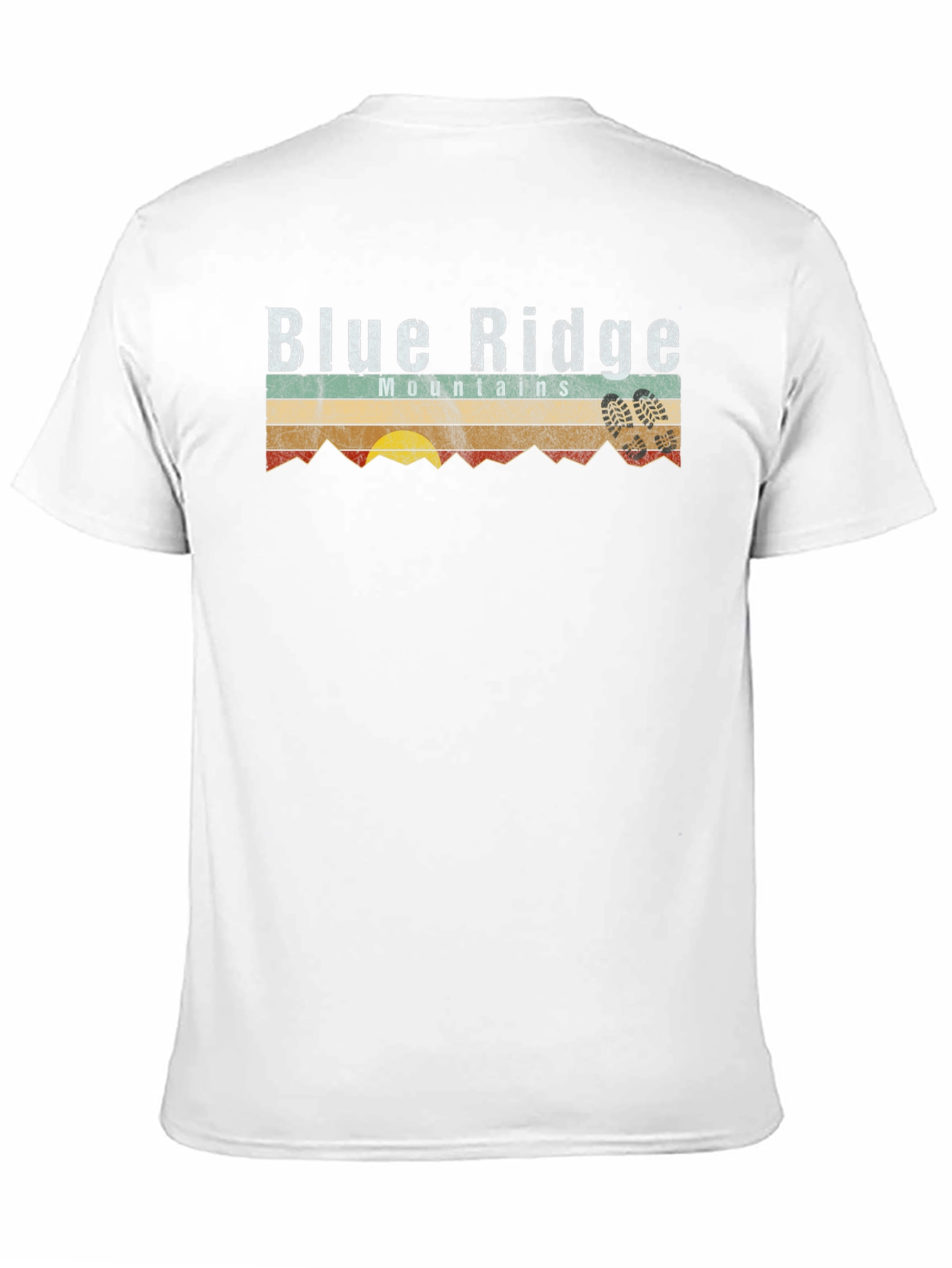 Blue Ridge Mountains Retro Style T-Shirt