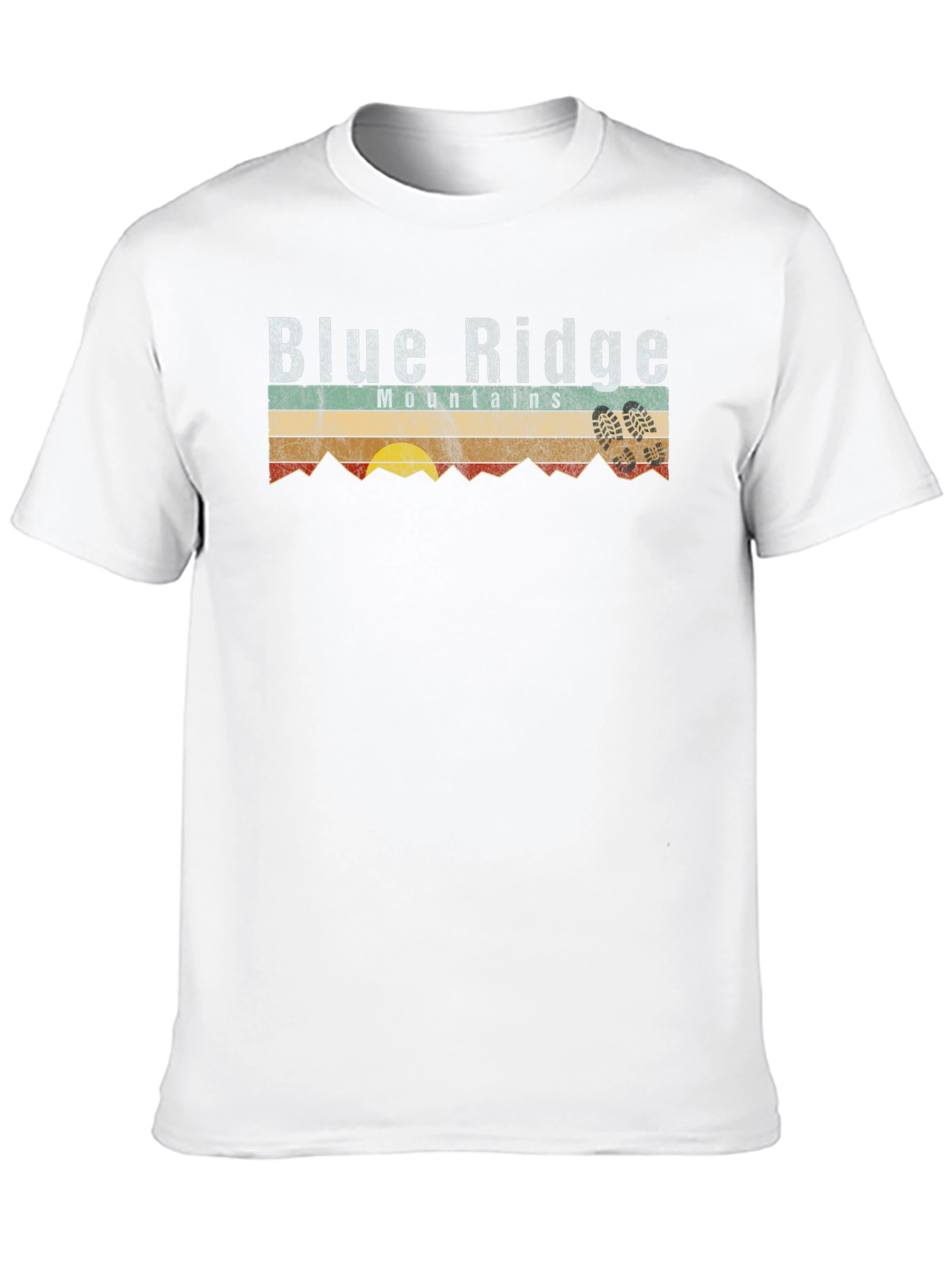 Blue Ridge Mountains Retro Style T-Shirt