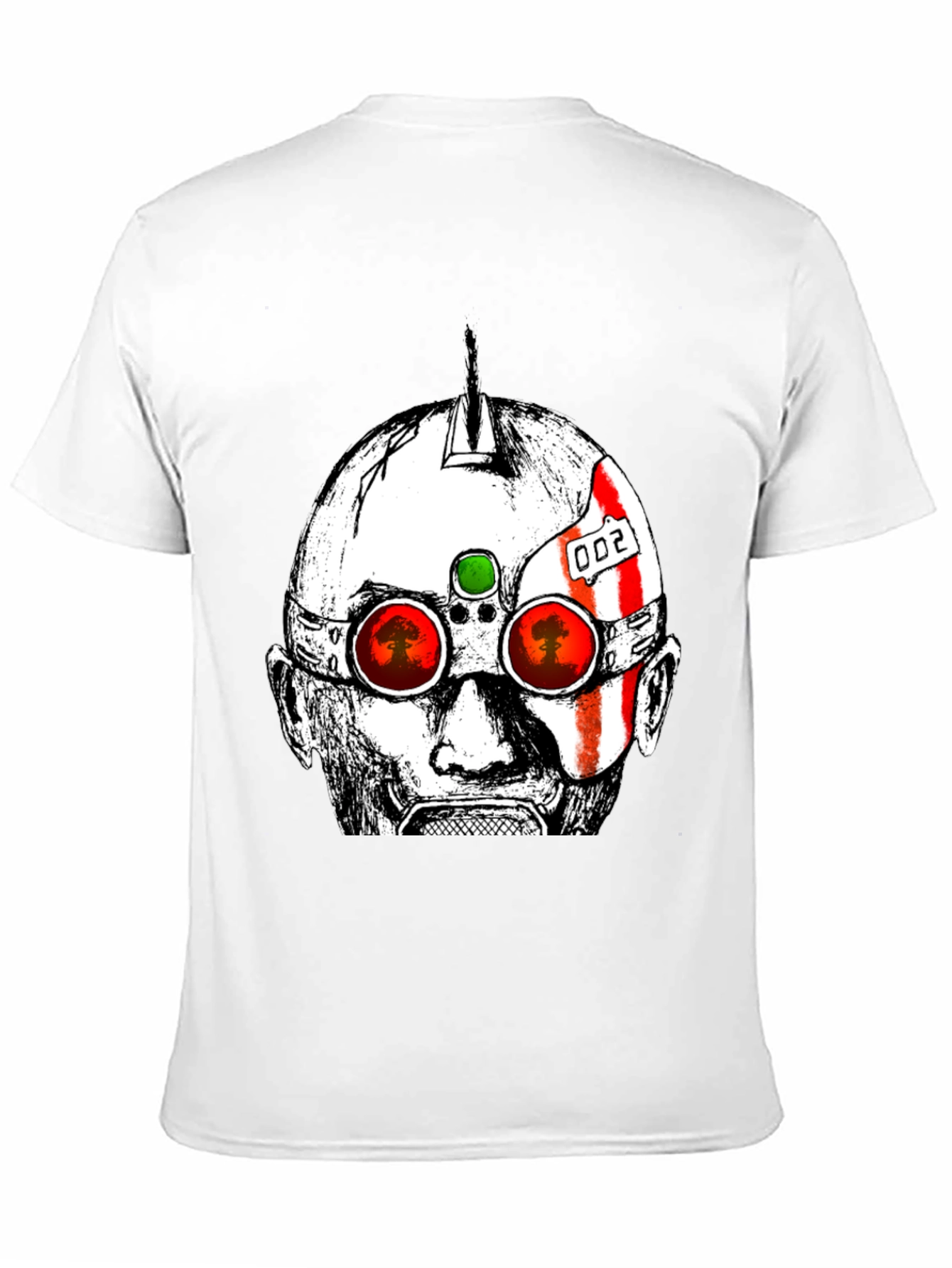 Futuristic Soldier Graphic T-Shirt