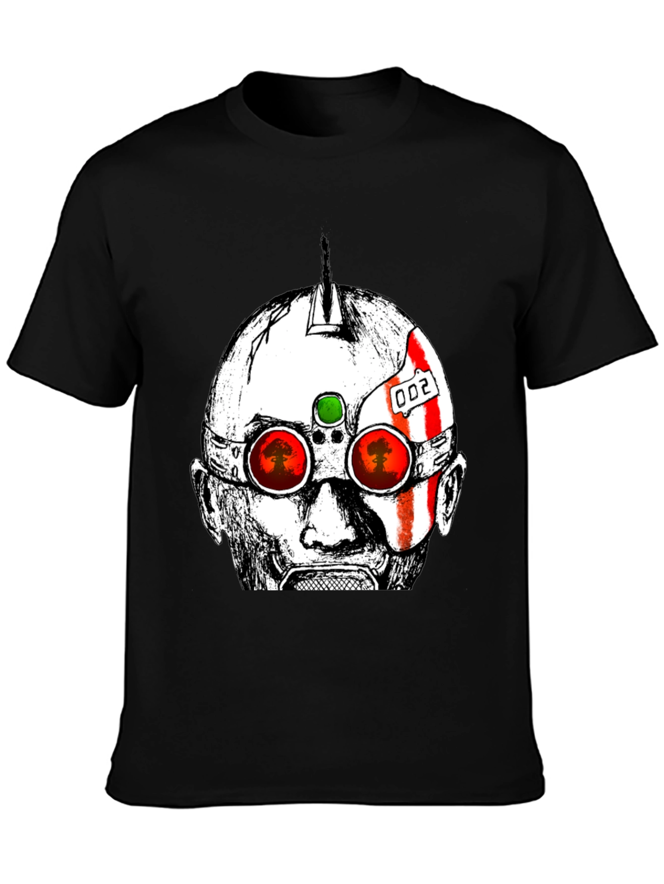 Futuristic Soldier Graphic T-Shirt