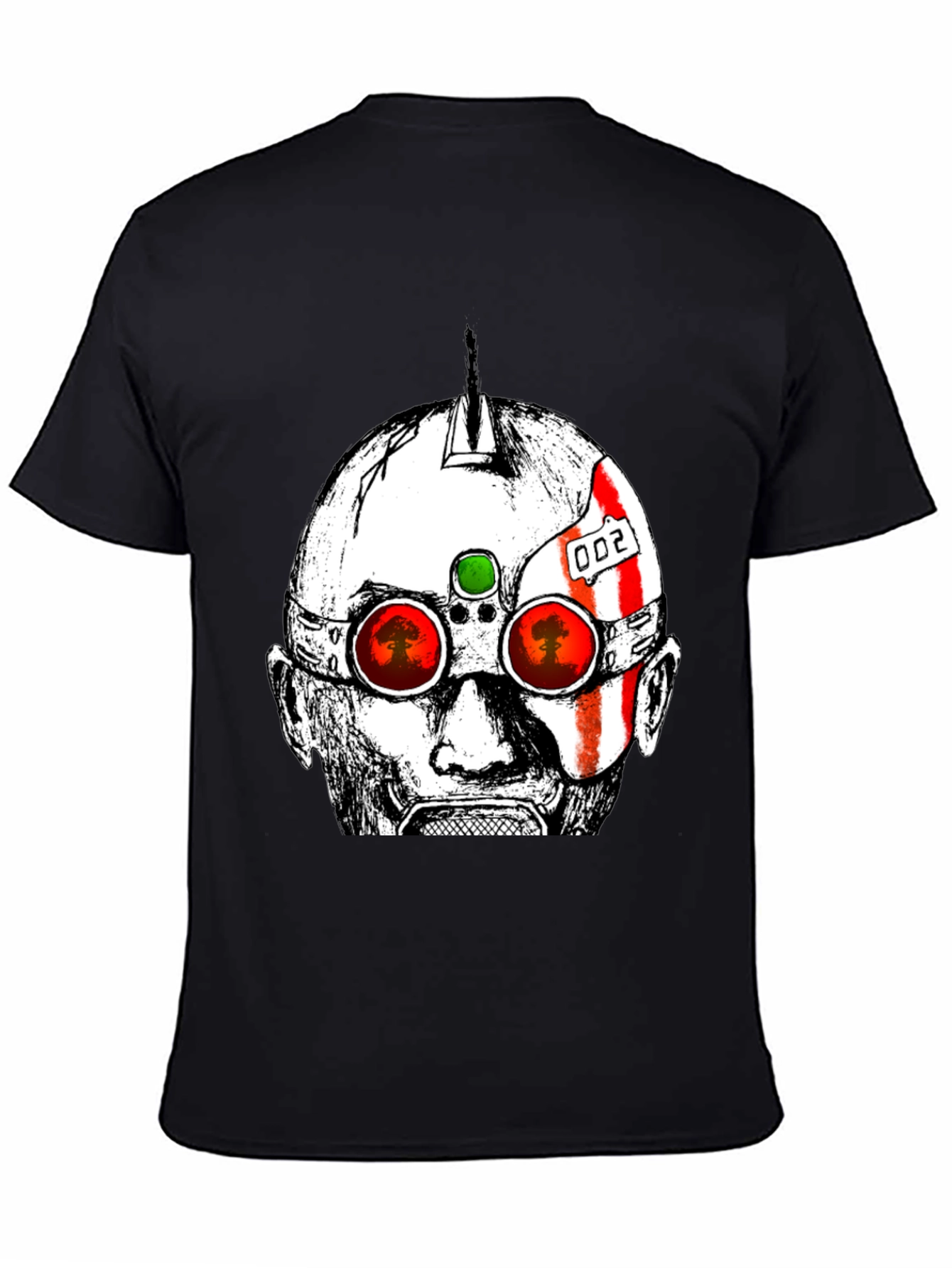 Futuristic Soldier Graphic T-Shirt