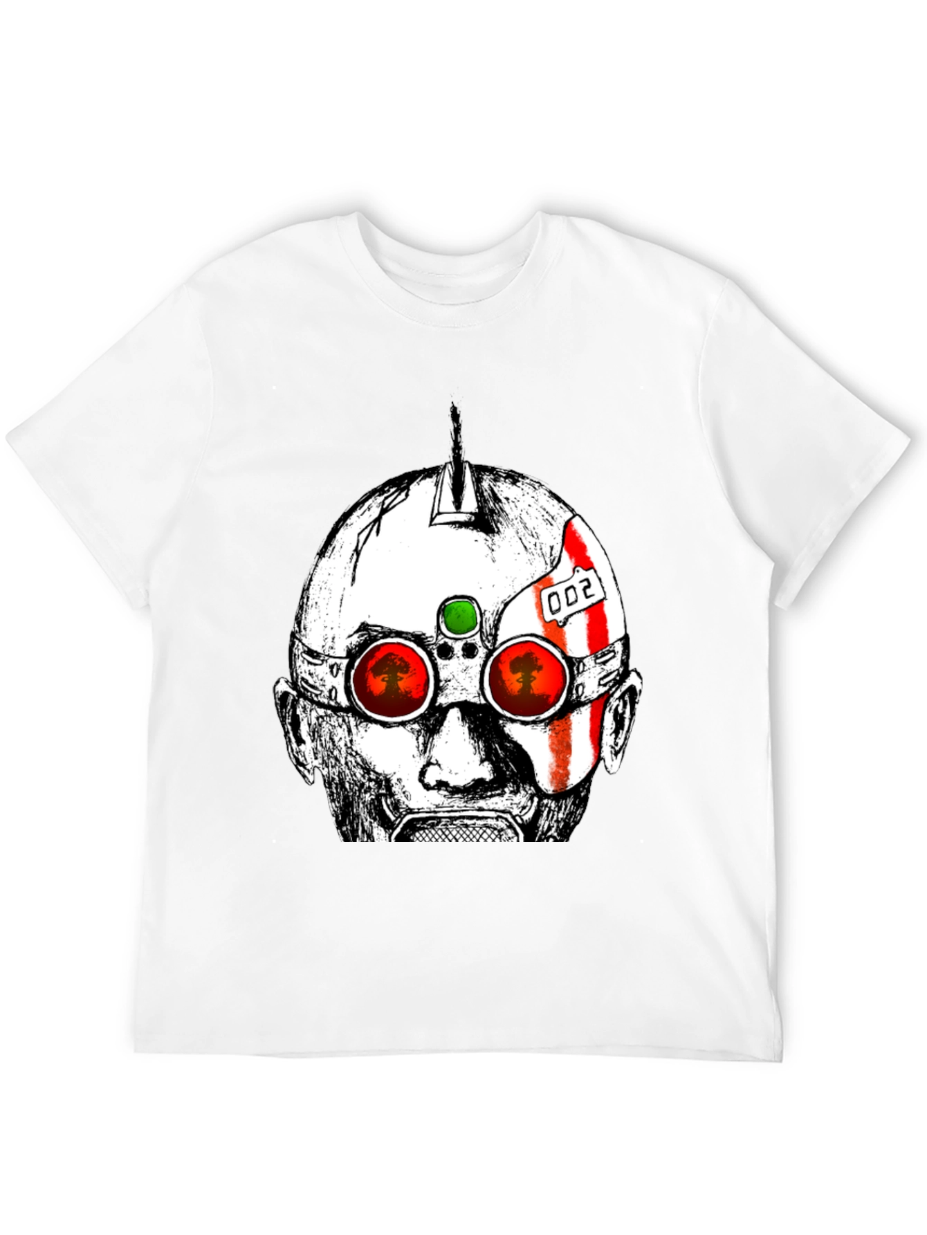 Futuristic Soldier Graphic T-Shirt