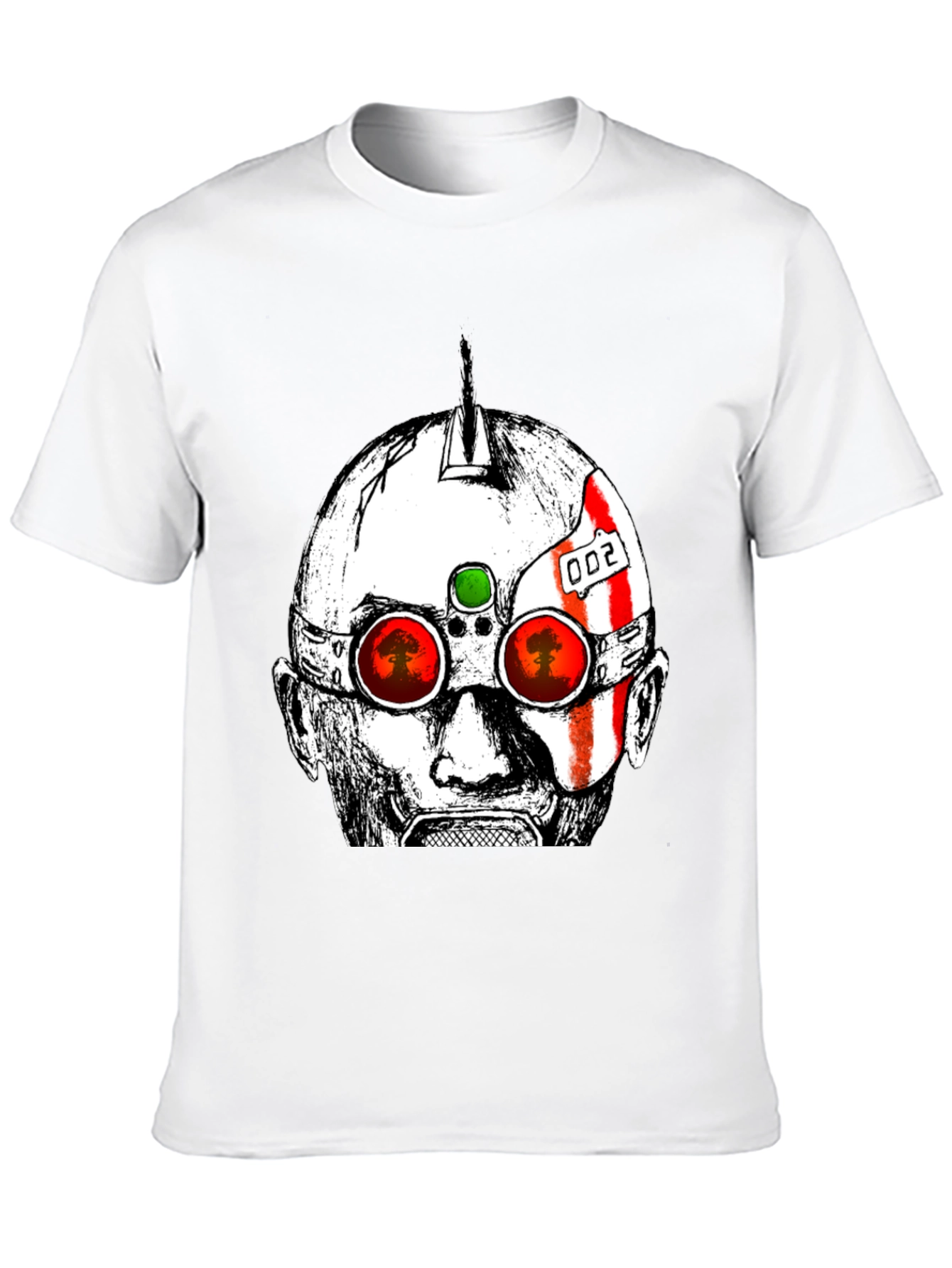 Futuristic Soldier Graphic T-Shirt