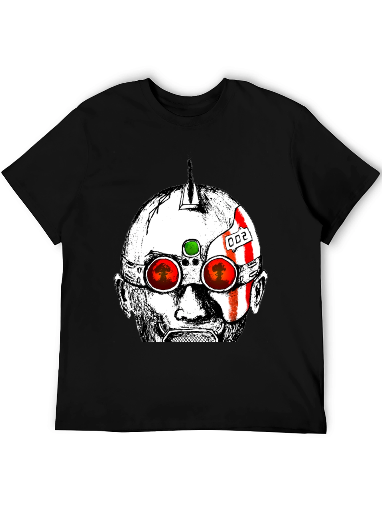 Futuristic Soldier Graphic T-Shirt