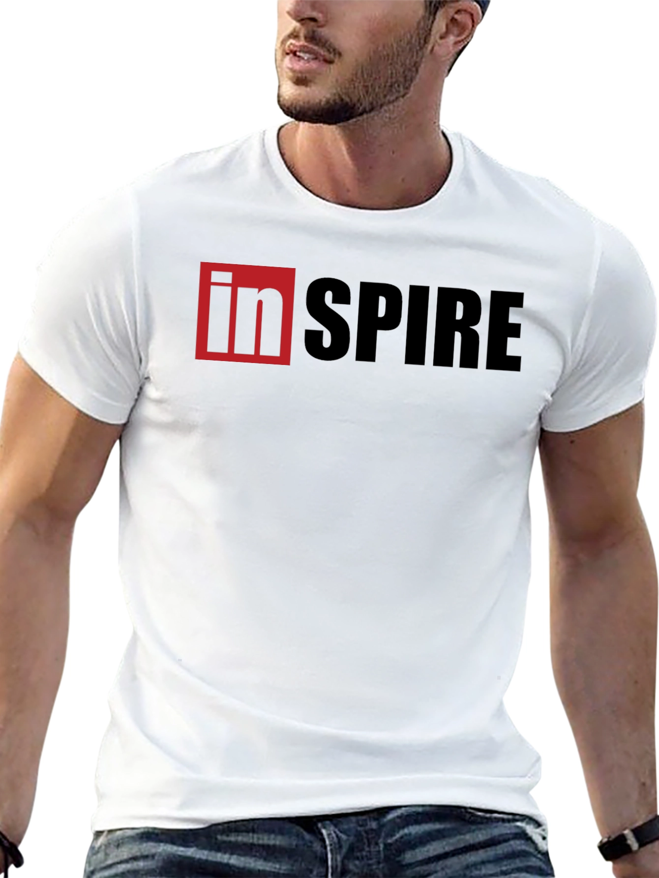Inspire Graphic Black T-Shirt
