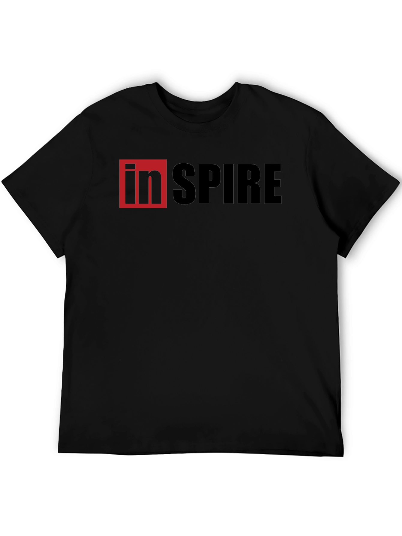 Inspire Graphic Black T-Shirt