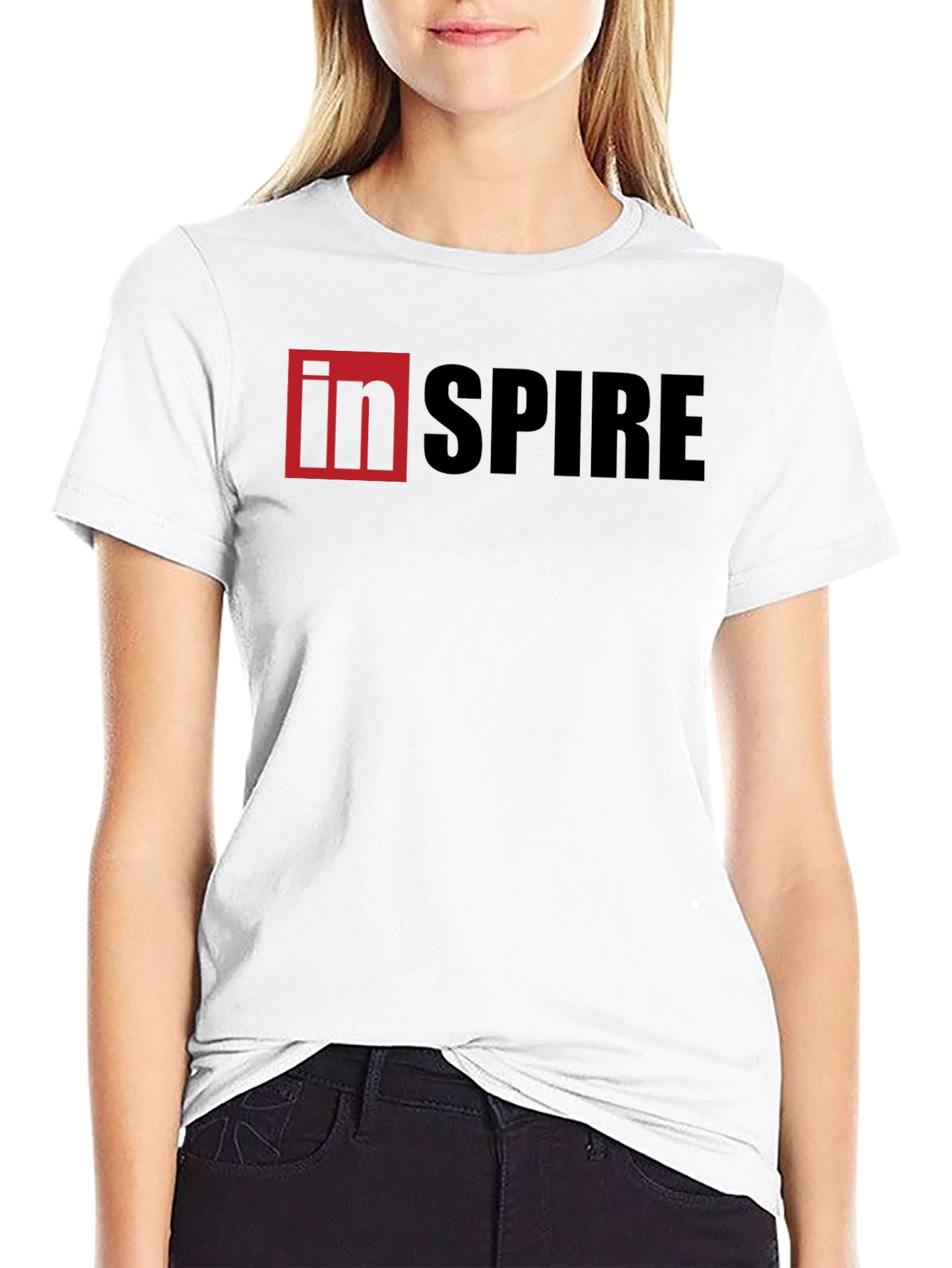 Inspire Graphic Black T-Shirt