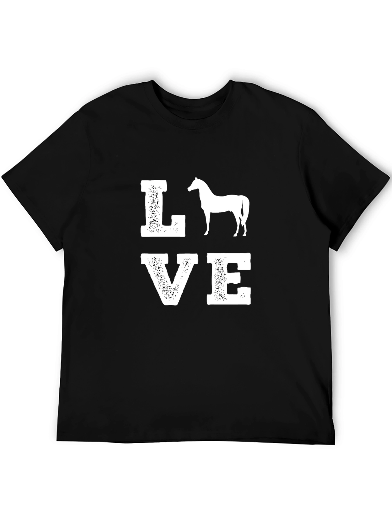 Love Horse Black T-Shirt