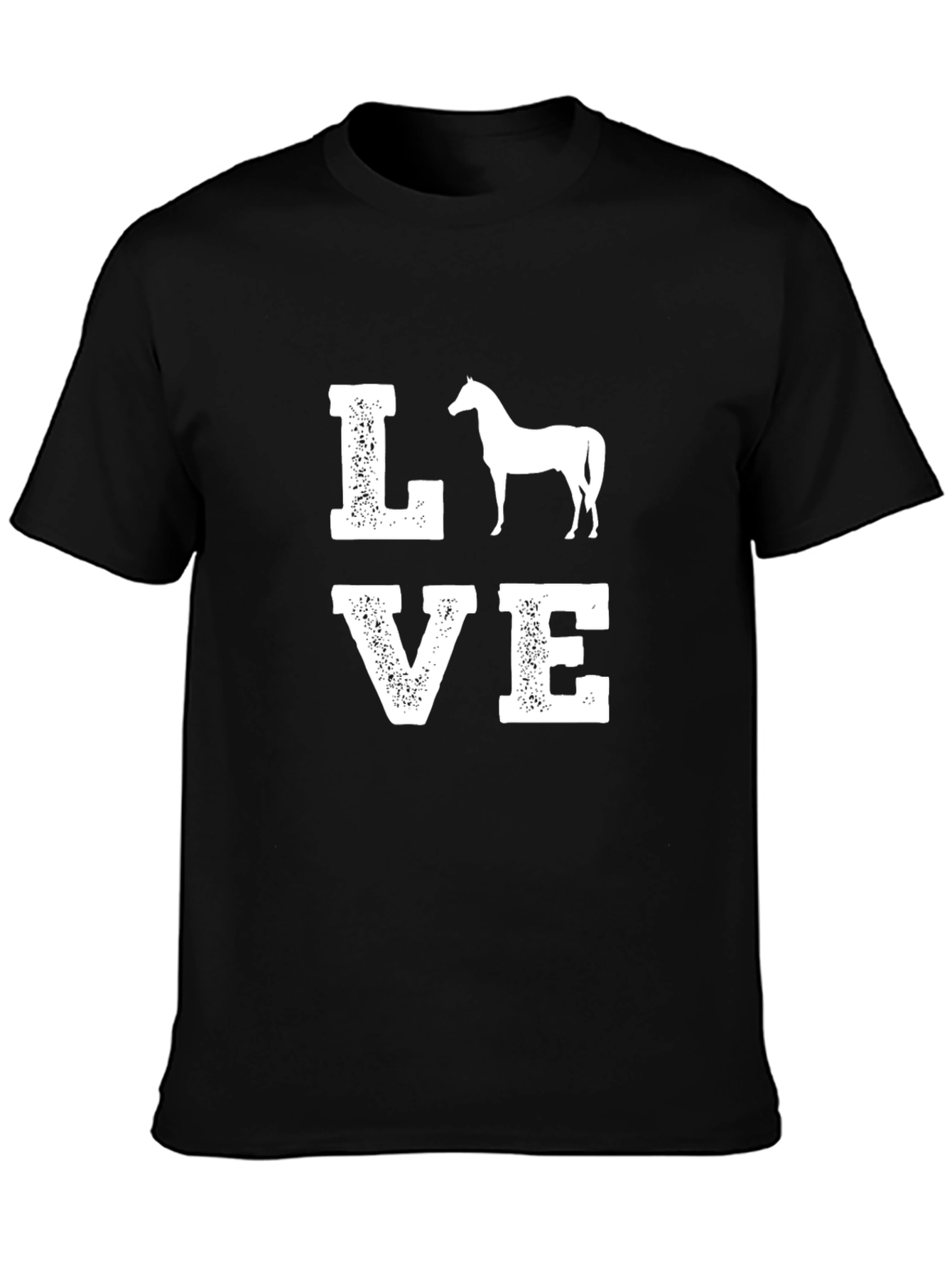 Love Horse Black T-Shirt