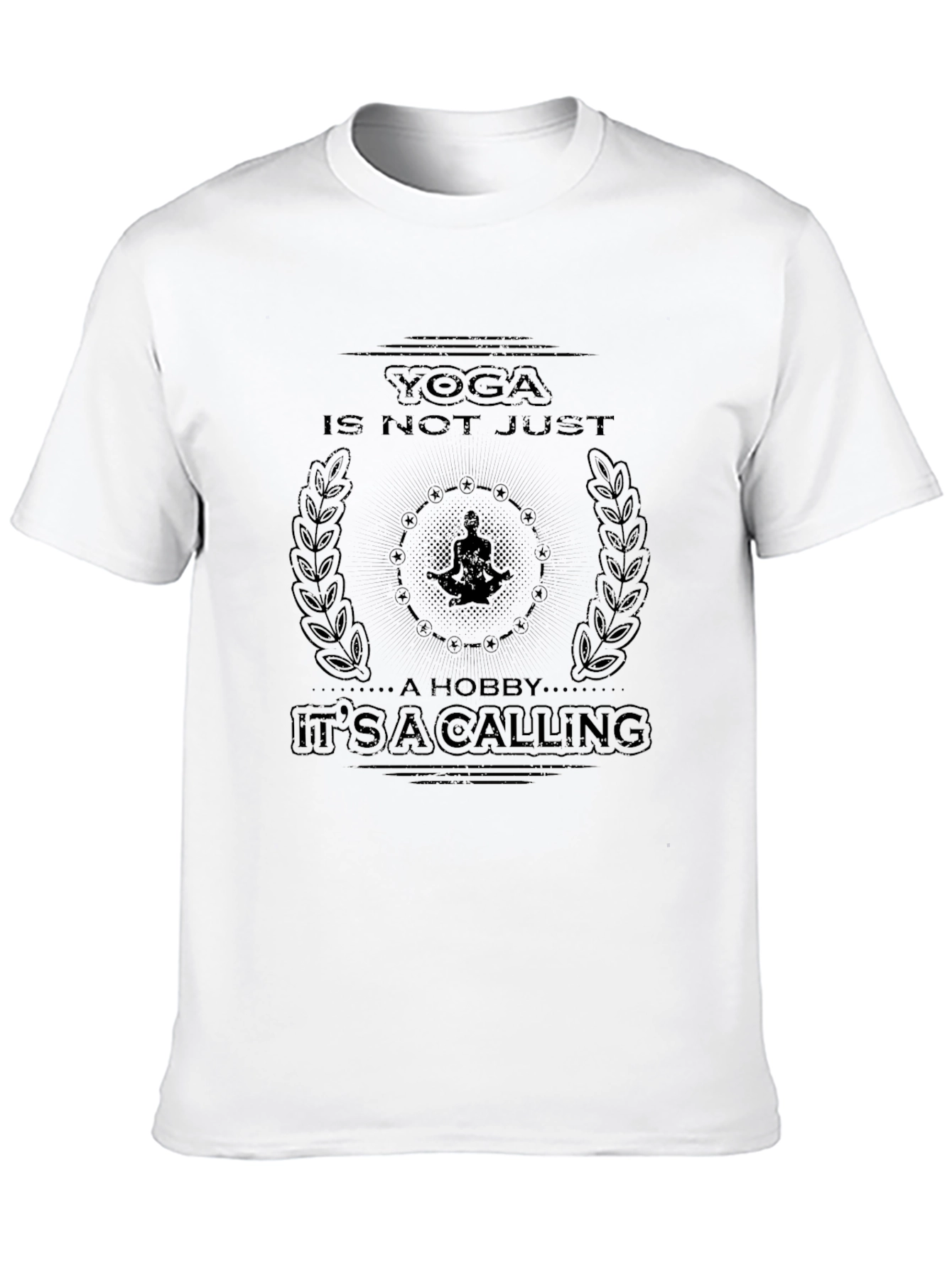 Yoga Calling Black T-Shirt