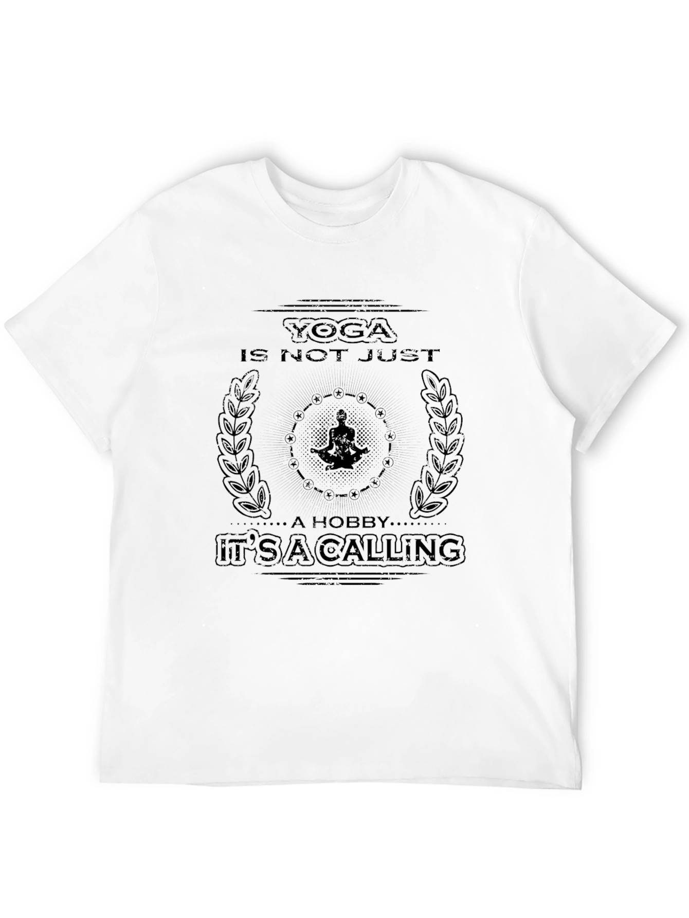 Yoga Calling Black T-Shirt