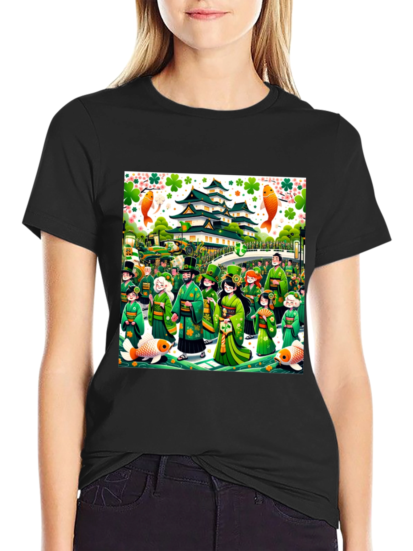 St. Patricks Day Japanese Parade T-Shirt