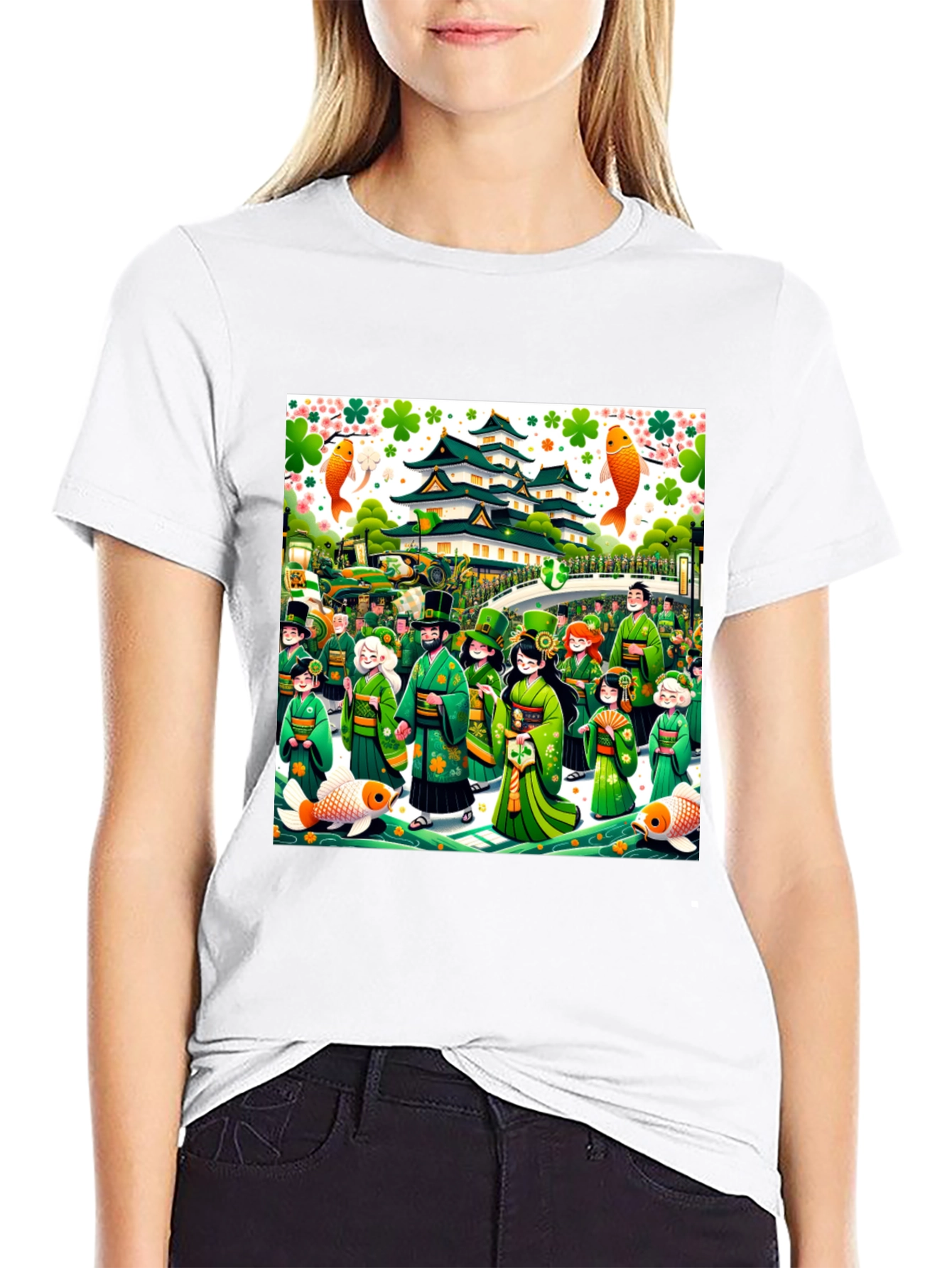 St. Patricks Day Japanese Parade T-Shirt
