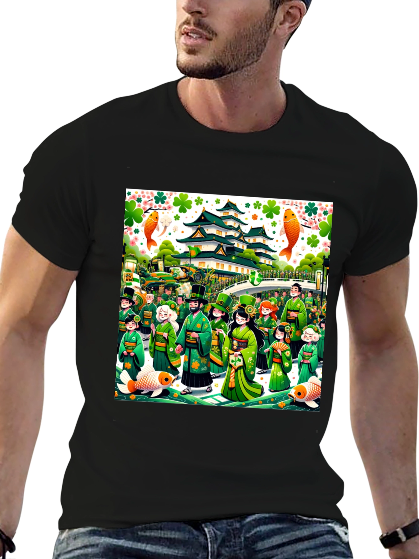 St. Patricks Day Japanese Parade T-Shirt