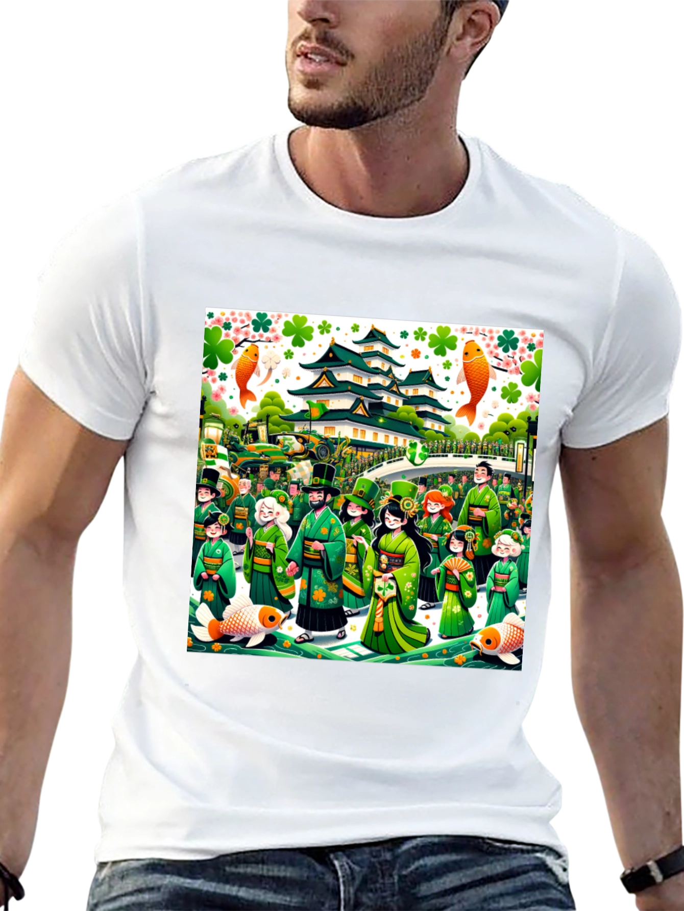 St. Patricks Day Japanese Parade T-Shirt
