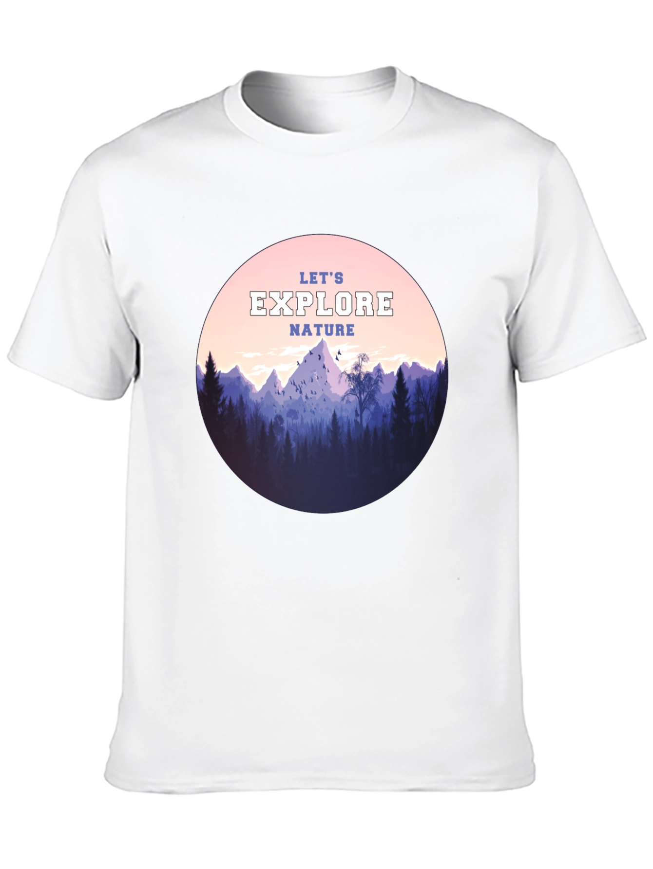 Explore Nature Graphic Tee - Adventure Awaits!