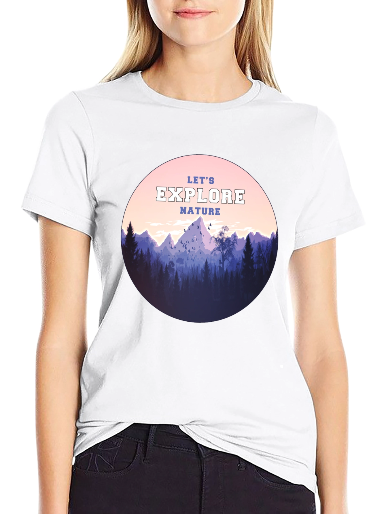 Explore Nature Graphic Tee - Adventure Awaits!