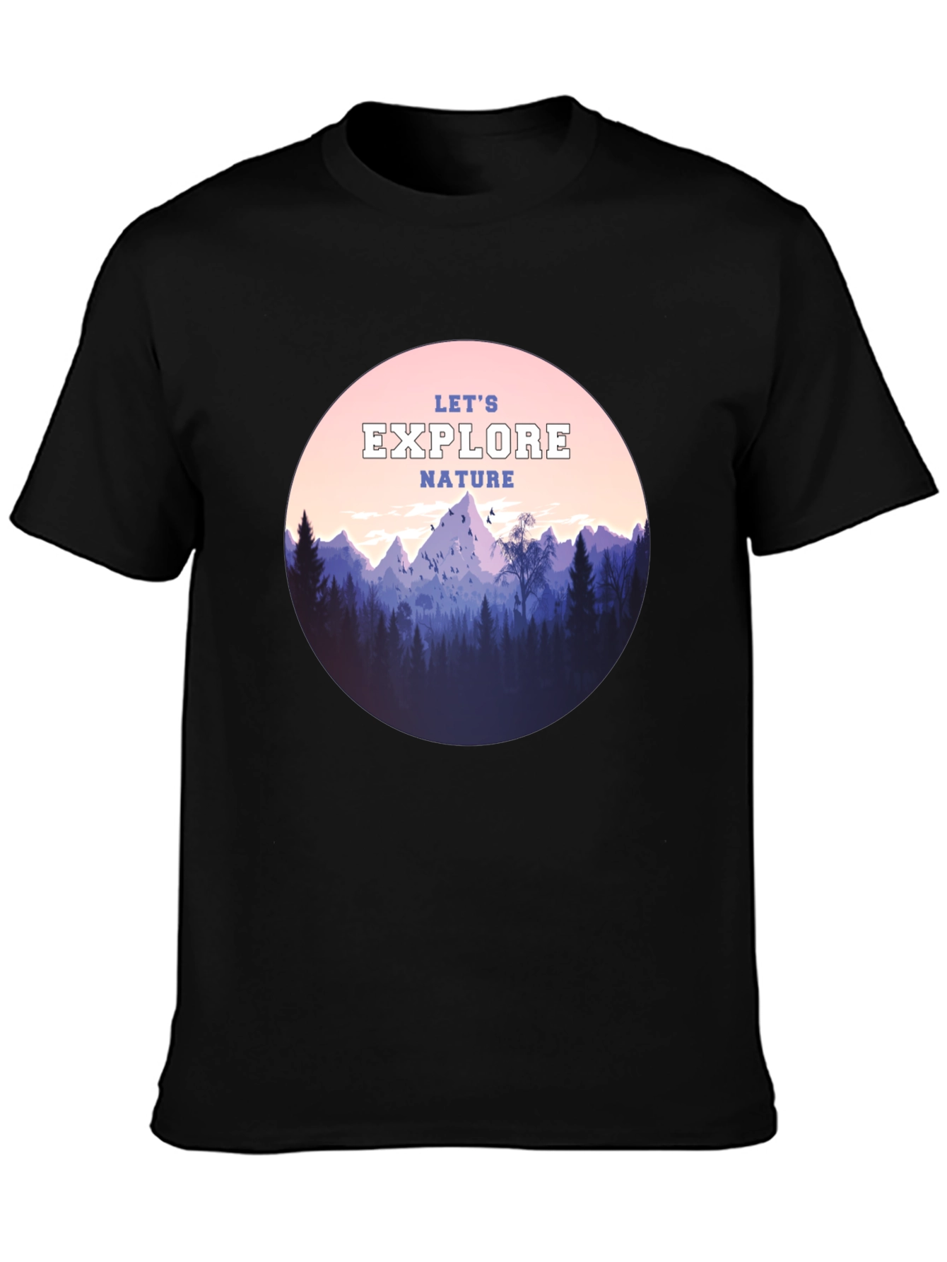 Explore Nature Graphic Tee - Adventure Awaits!