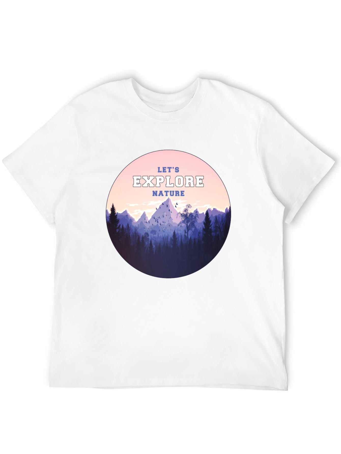 Explore Nature Graphic Tee - Adventure Awaits!