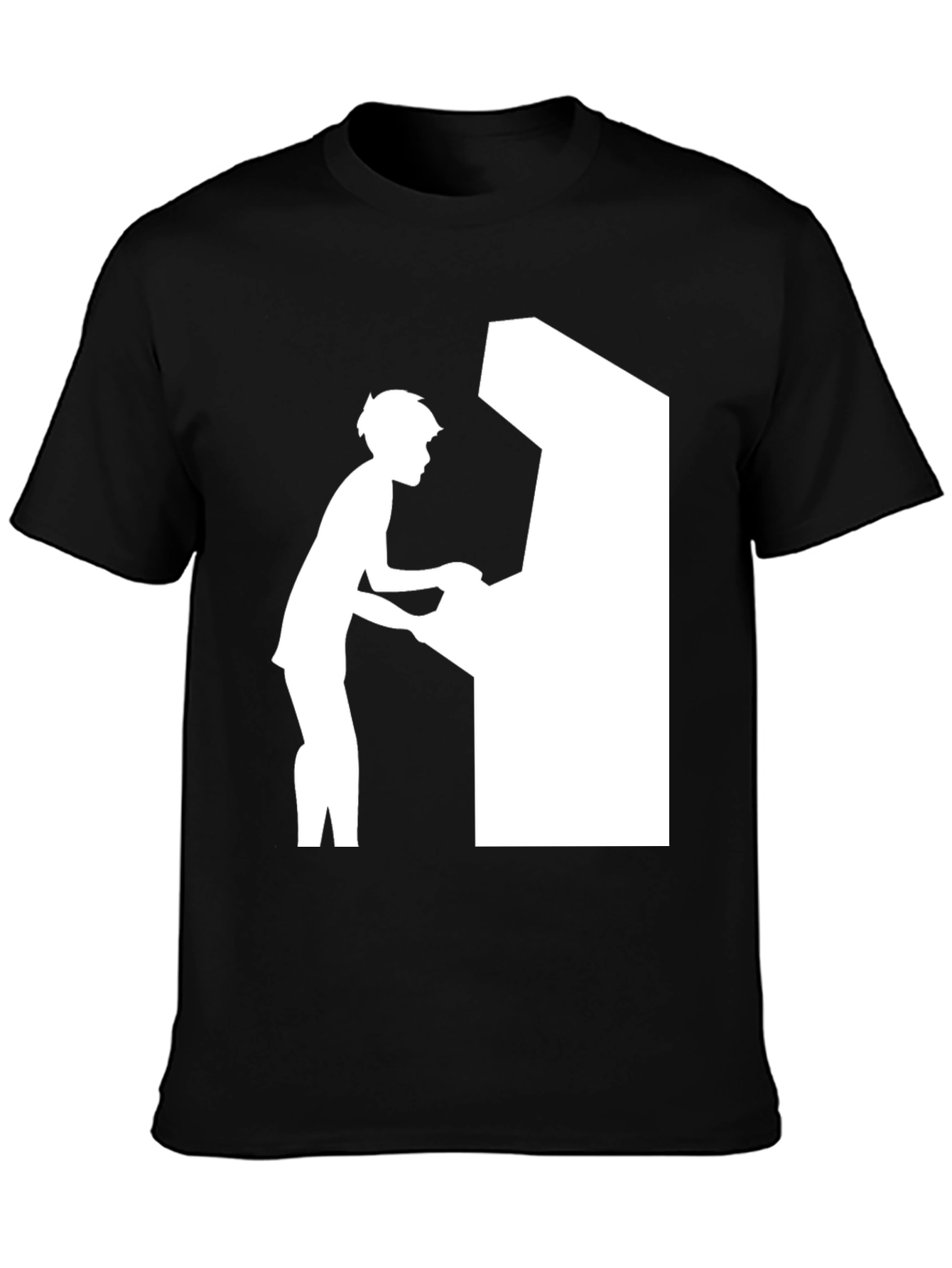 Retro Gamer T-Shirt - Black Arcade Game Tee