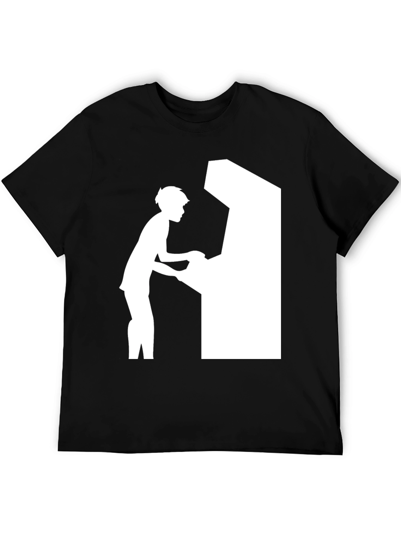 Retro Gamer T-Shirt - Black Arcade Game Tee