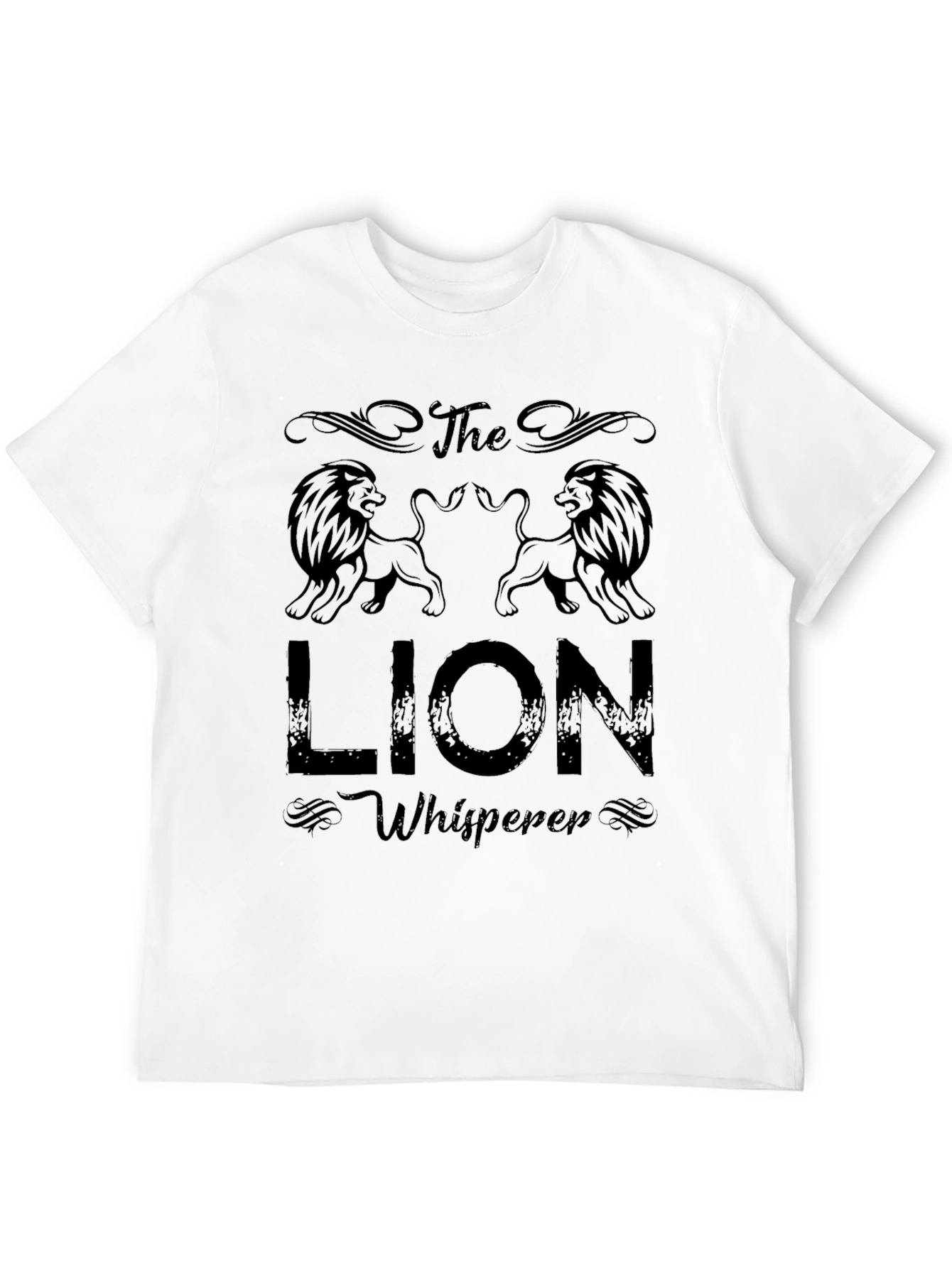 Lion Whisperer Graphic Print T-Shirt