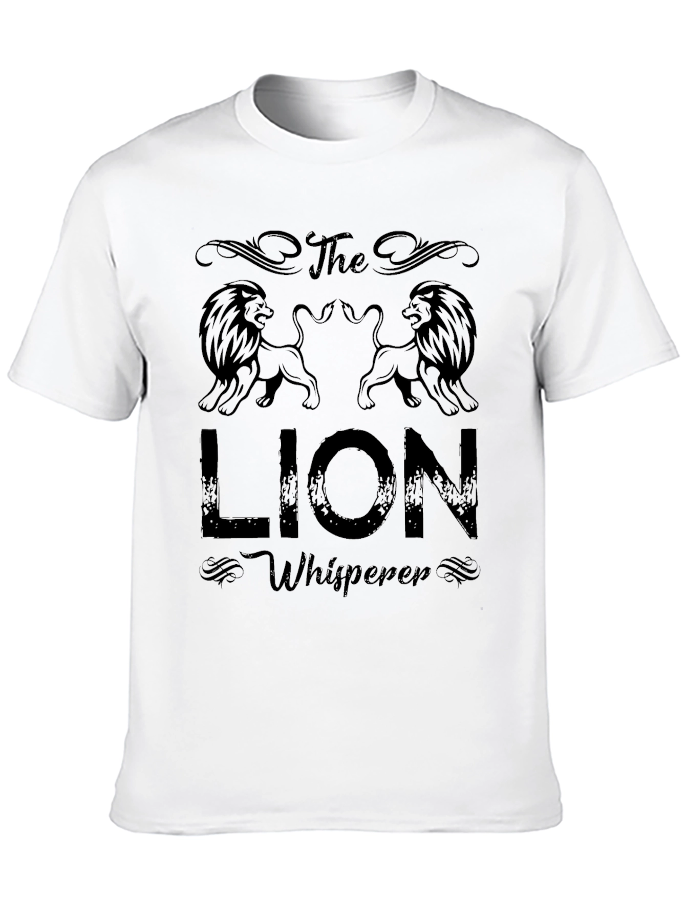 Lion Whisperer Graphic Print T-Shirt