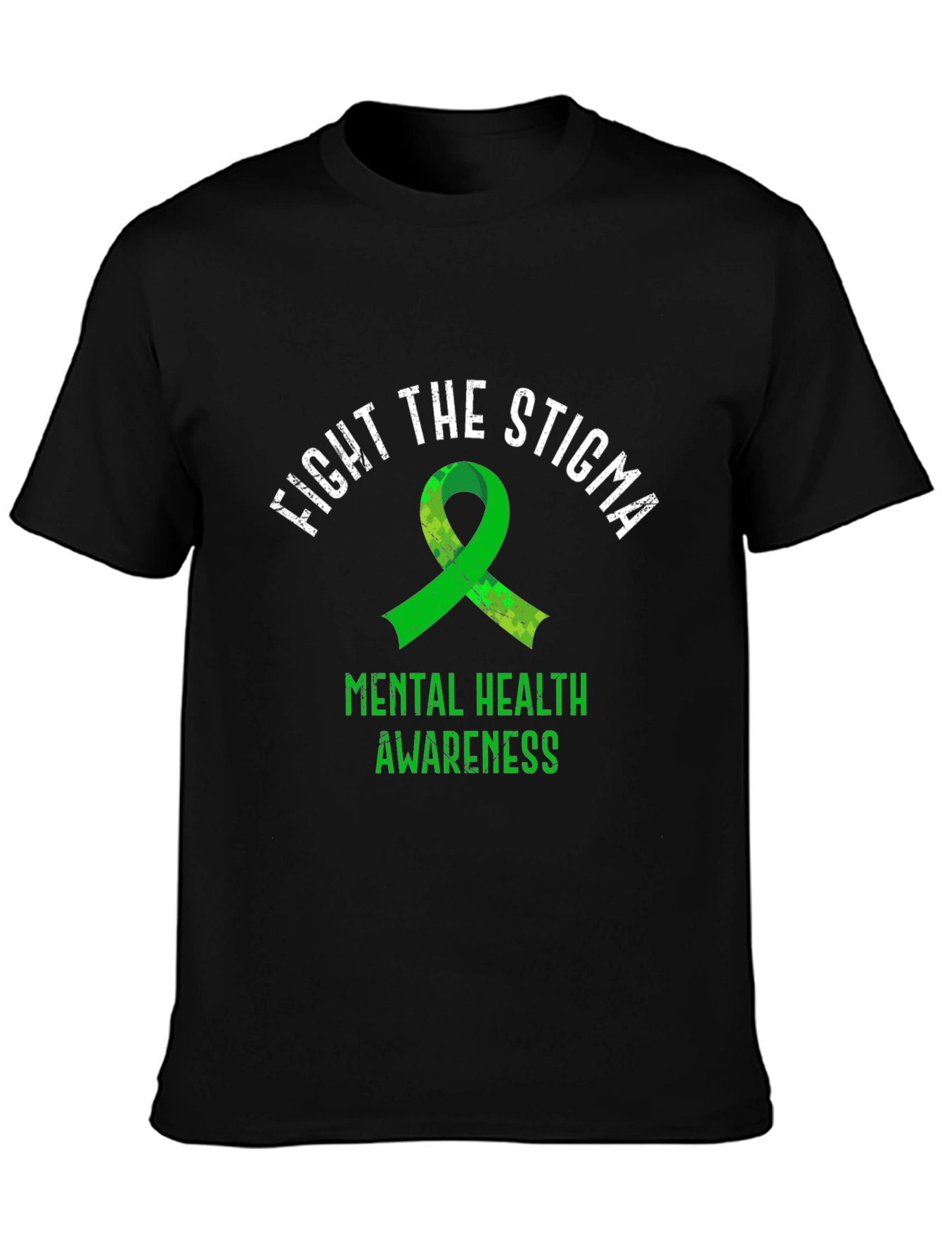 Fight The Stigma Mental Health Awareness Ribbon Tee