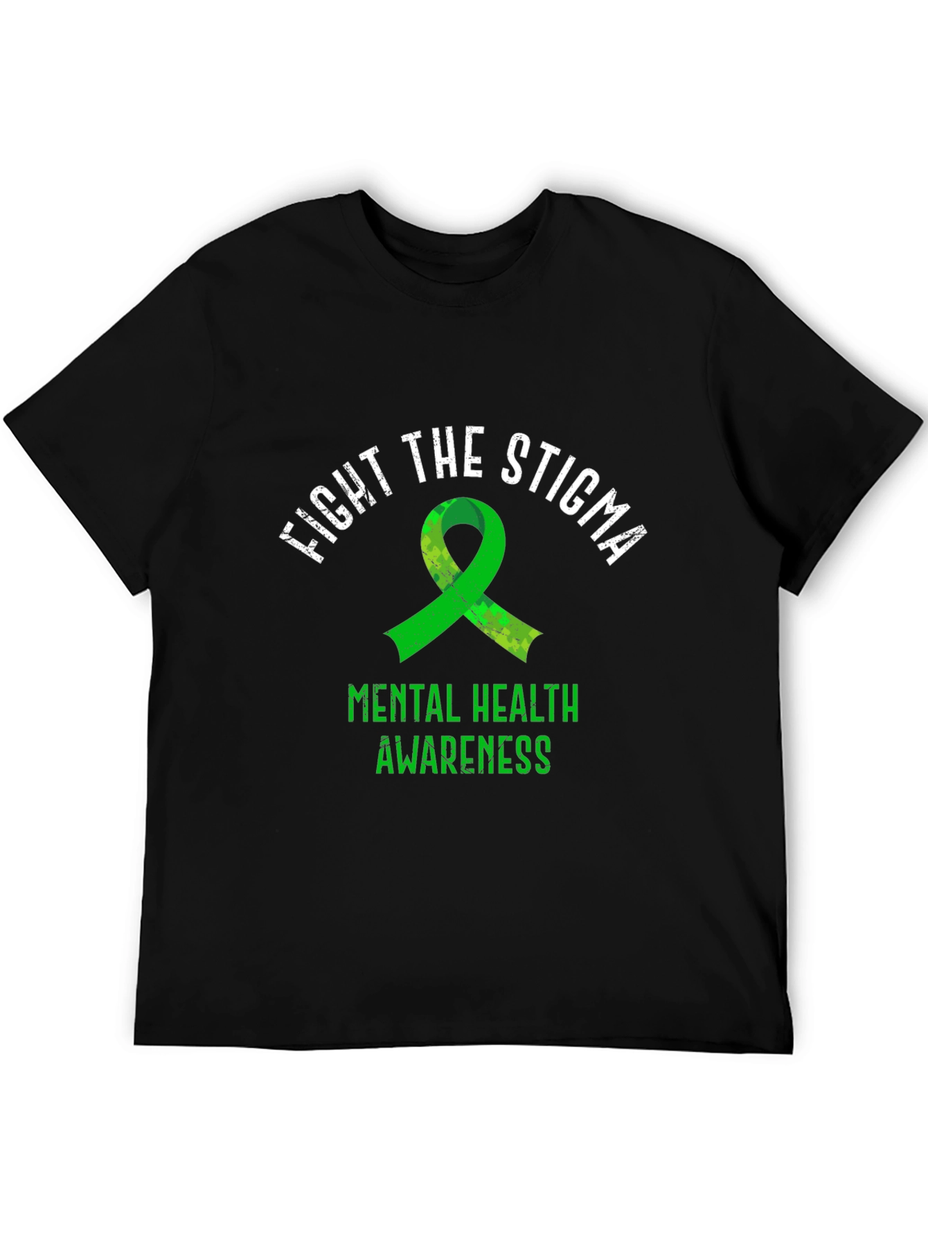 Fight The Stigma Mental Health Awareness Ribbon Tee