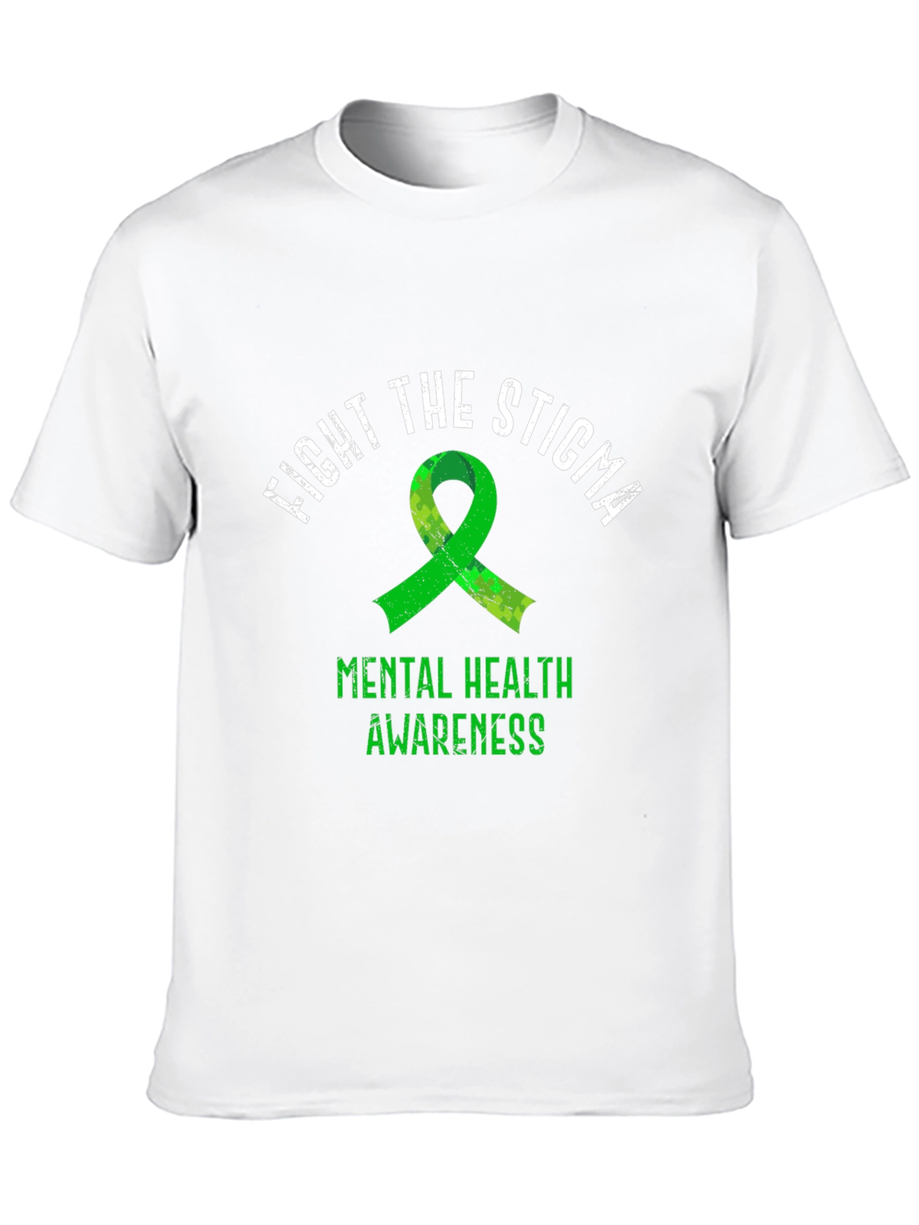 Fight The Stigma Mental Health Awareness Ribbon Tee