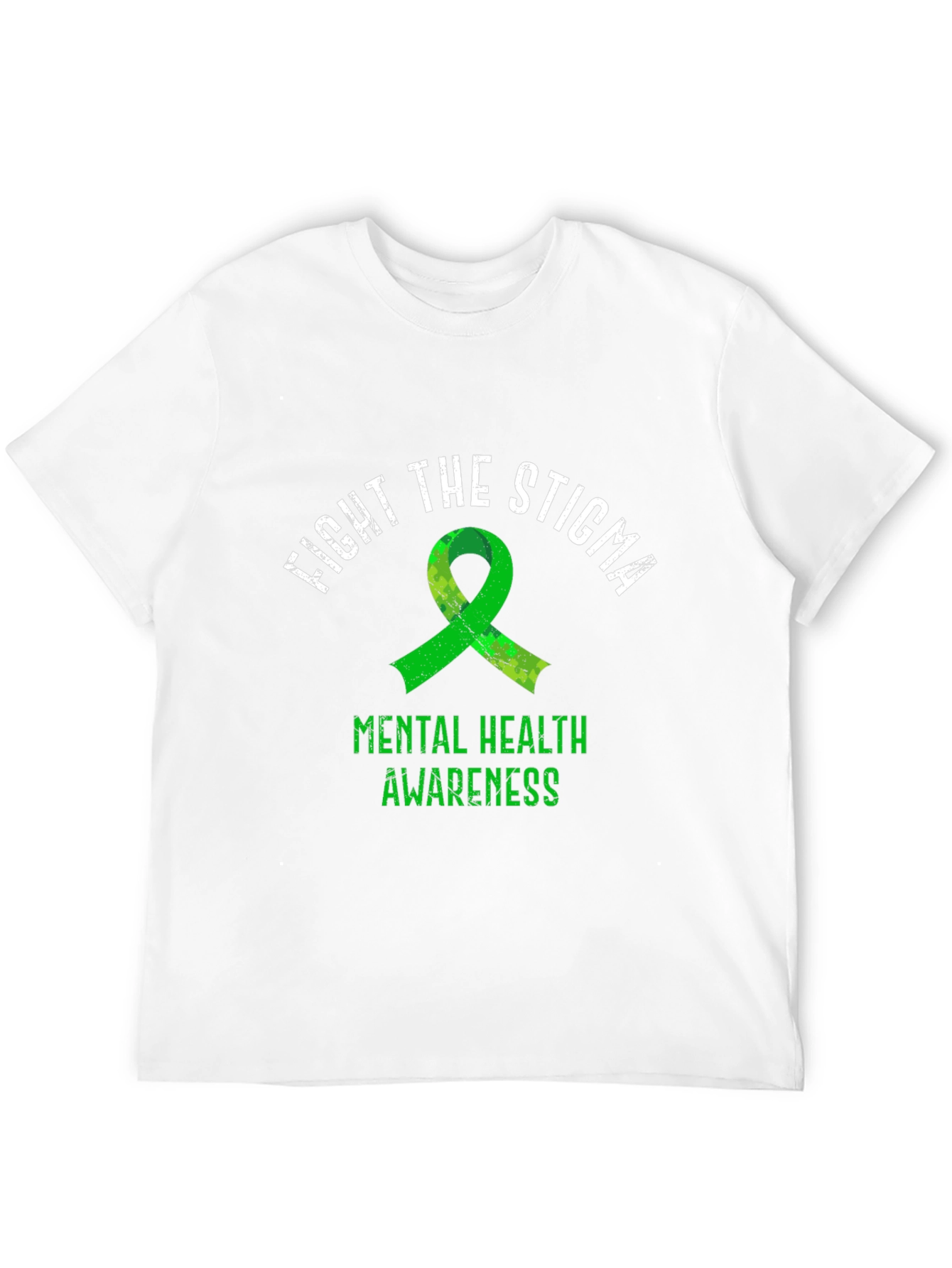 Fight The Stigma Mental Health Awareness Ribbon Tee