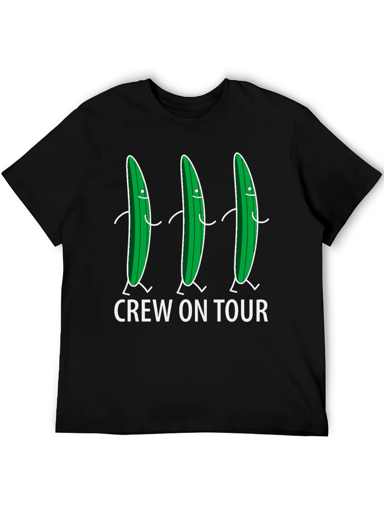 Crew On Tour Pickle Graphic Tee - Black