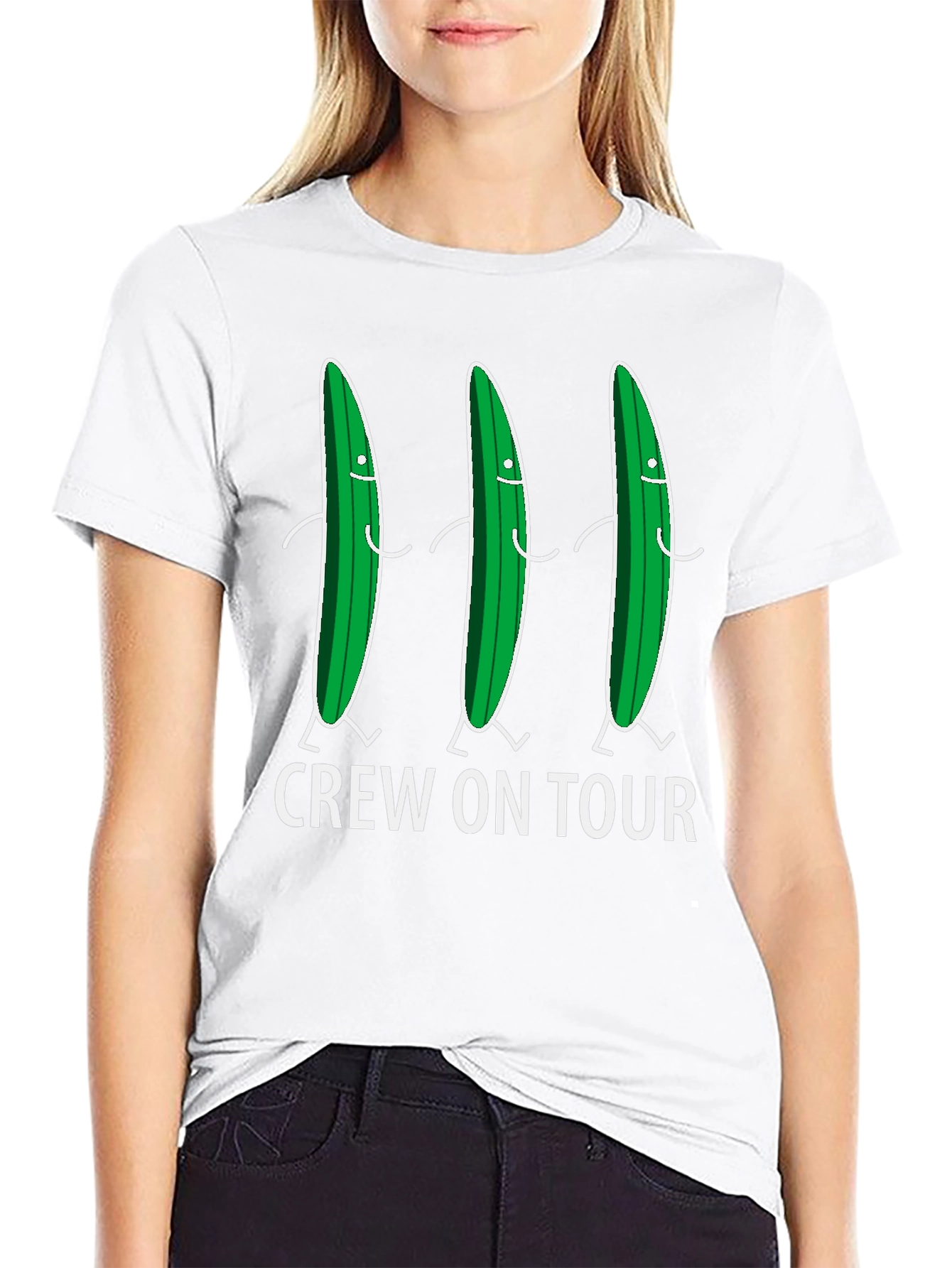 Crew On Tour Pickle Graphic Tee - Black