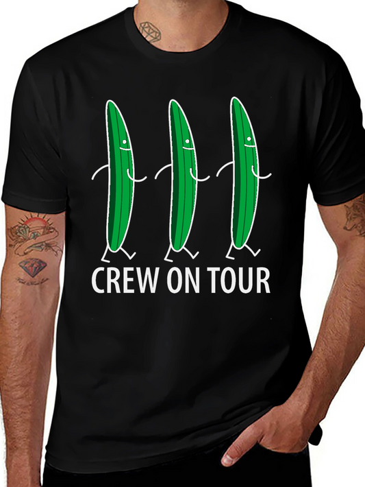 Crew On Tour Pickle Graphic Tee - Black