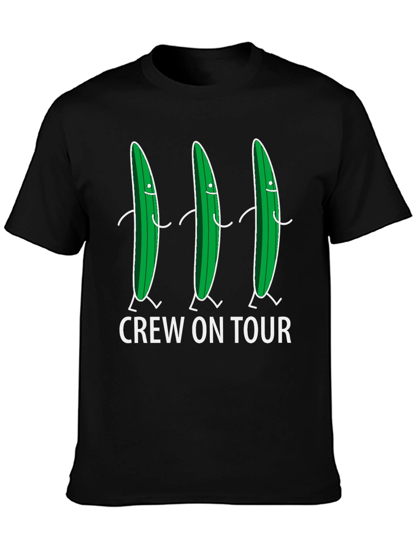 Crew On Tour Pickle Graphic Tee - Black