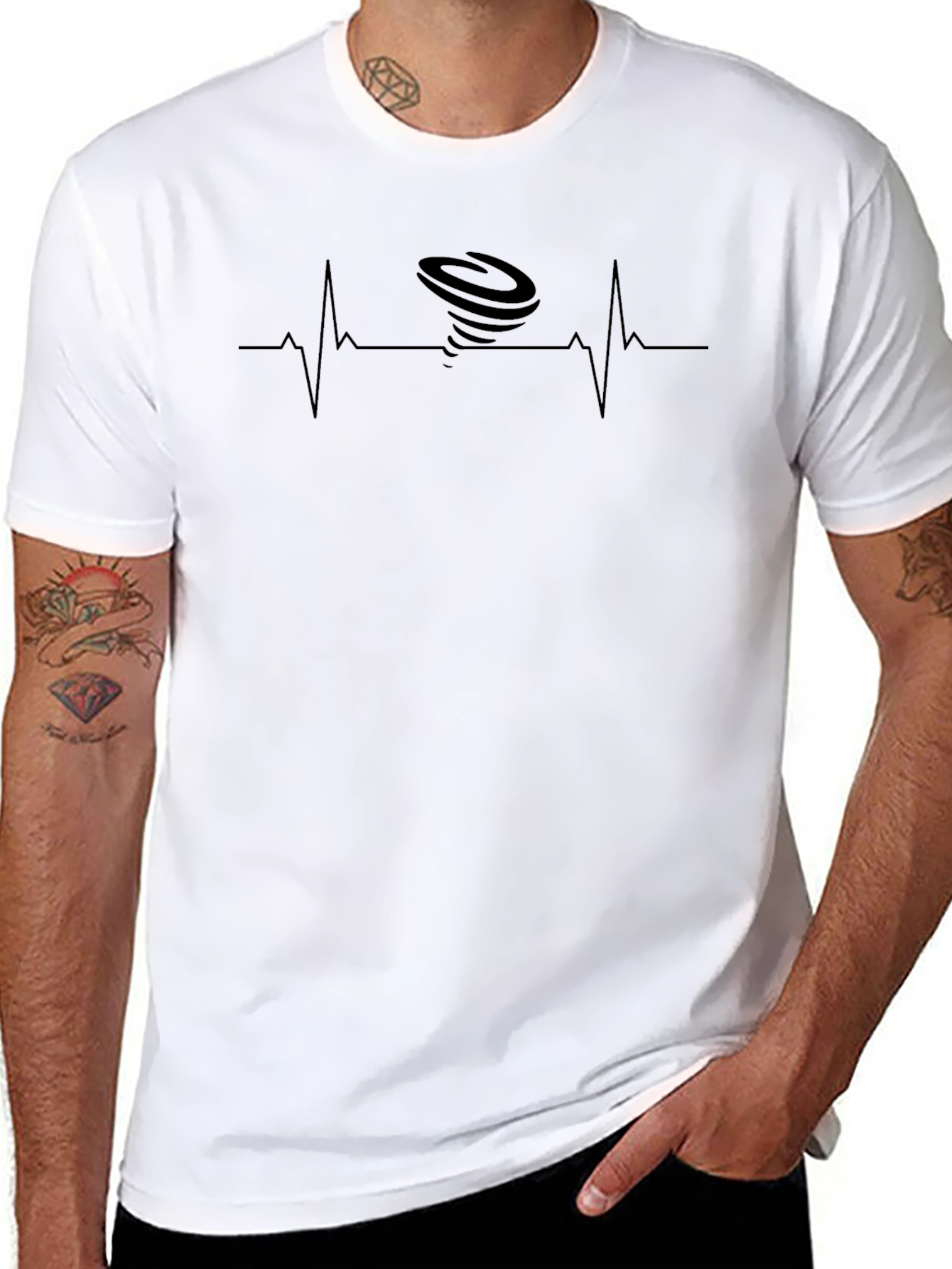 Tornado Heartbeat Graphic Tee - Unisex