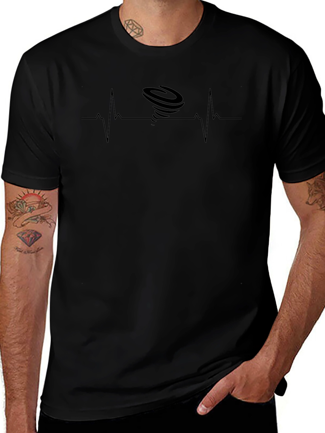 Tornado Heartbeat Graphic Tee - Unisex