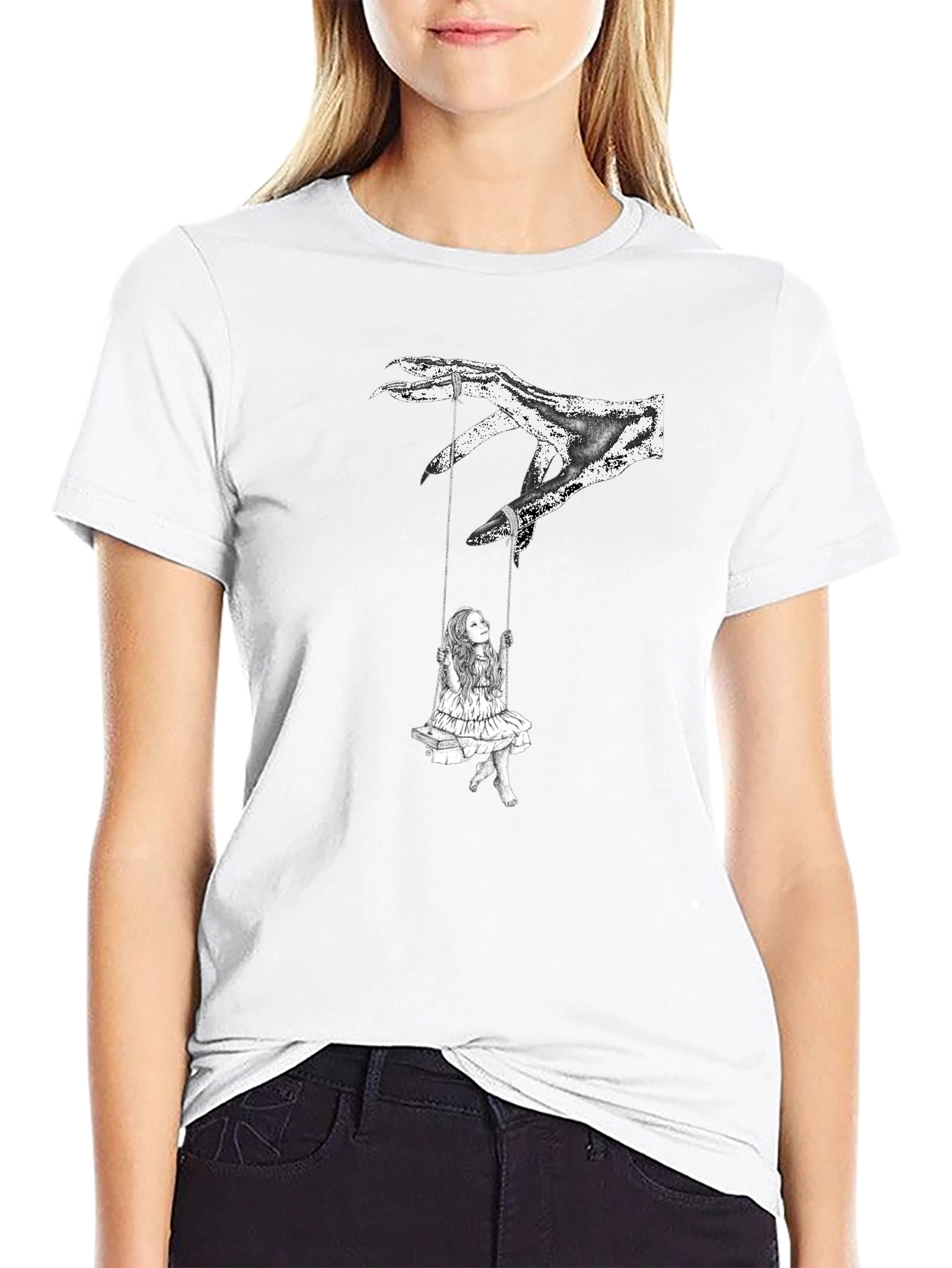 Creepy Hand Puppet T-Shirt - Dark Graphic Tee