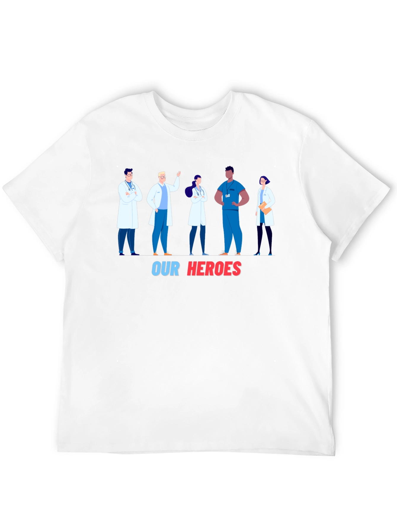 Healthcare Heroes T-Shirt - Black Graphic Tee