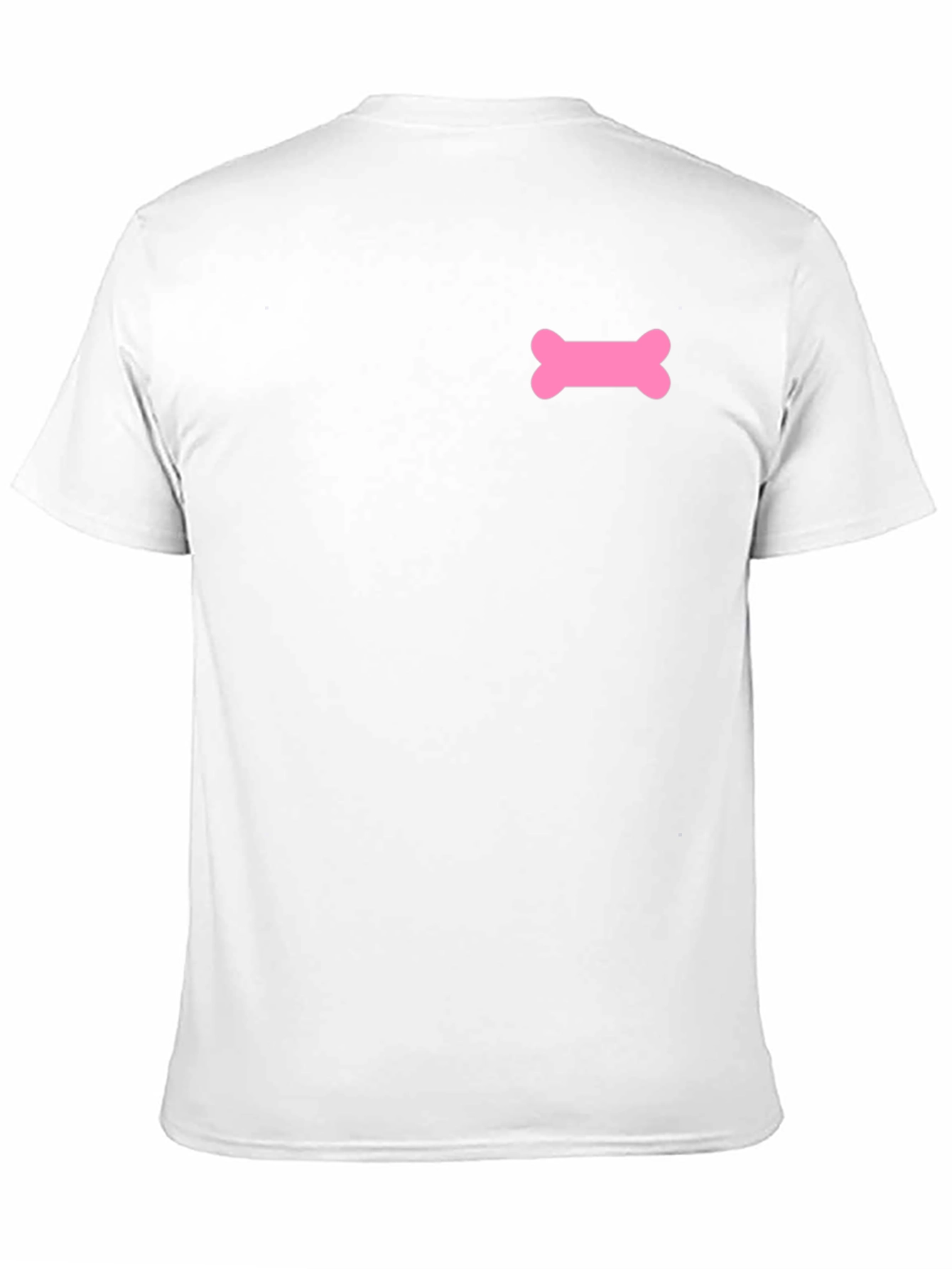 Pink Bone Graphic Black T-Shirt