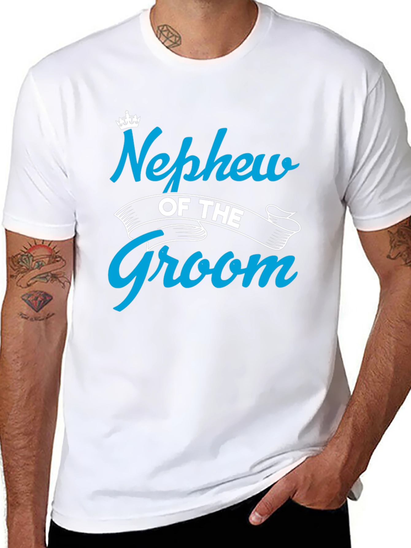 Nephew of the Groom T-Shirt - Black