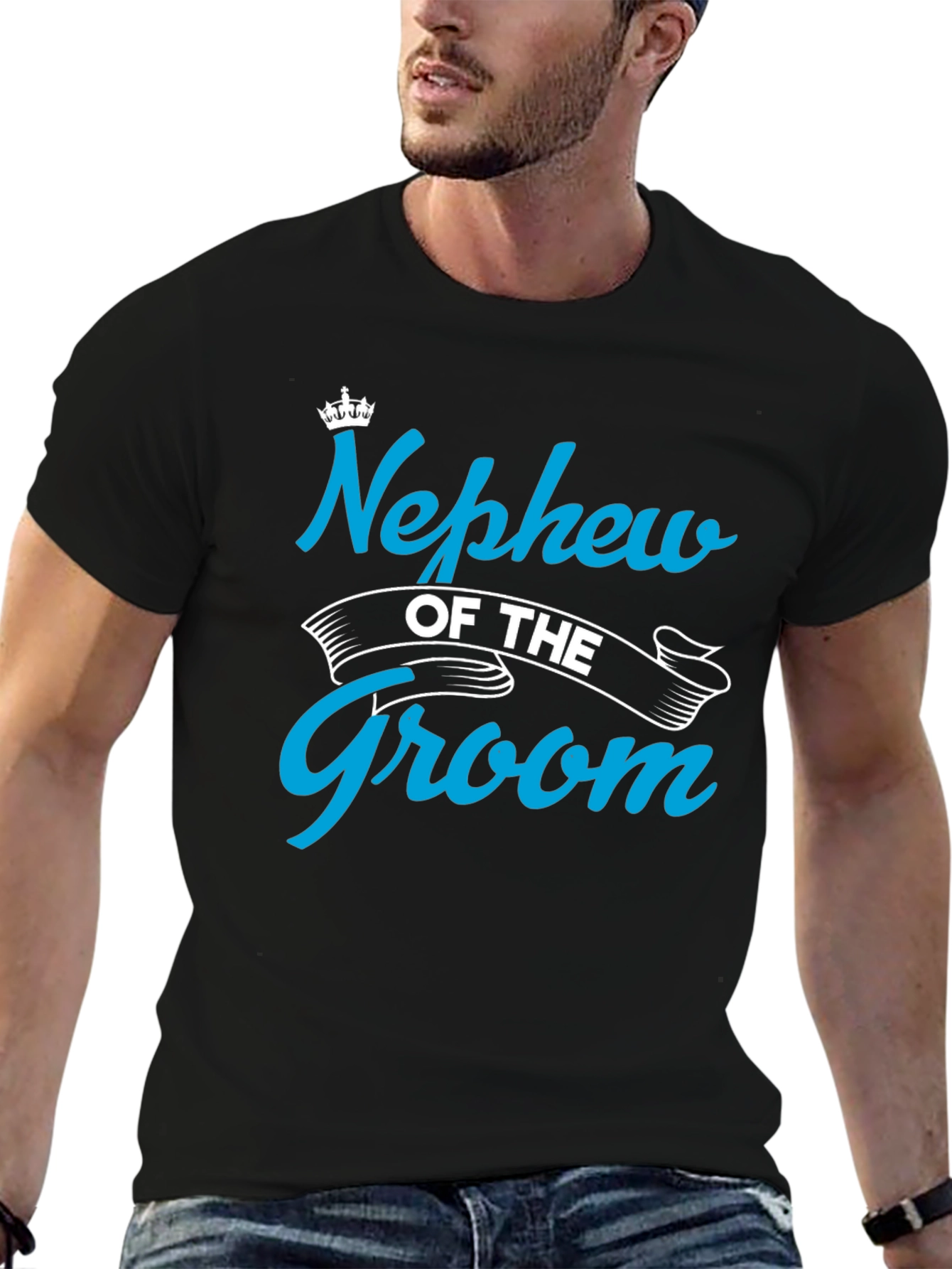 Nephew of the Groom T-Shirt - Black