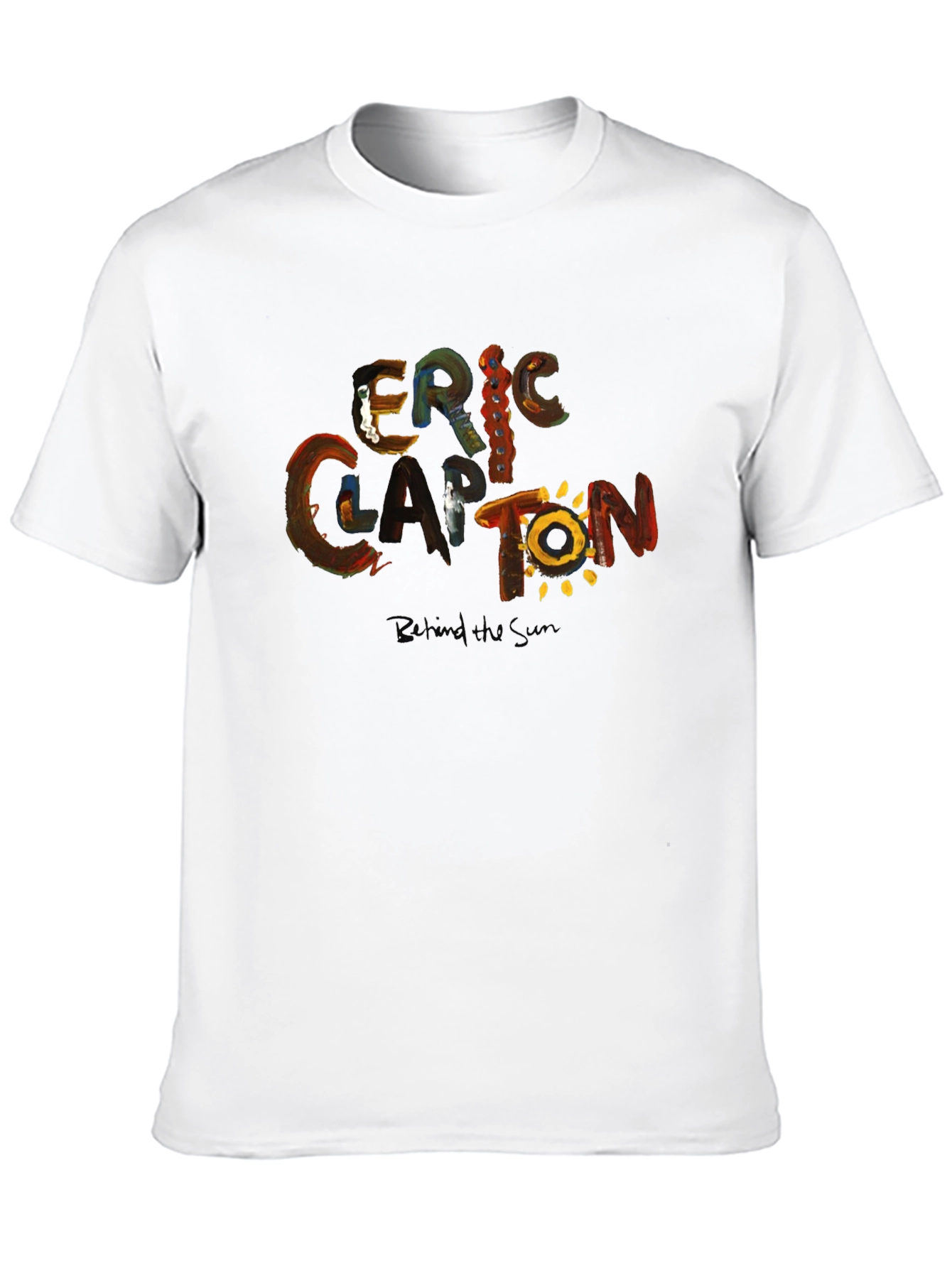 Eric Clapton Behind the Sun Black T-Shirt